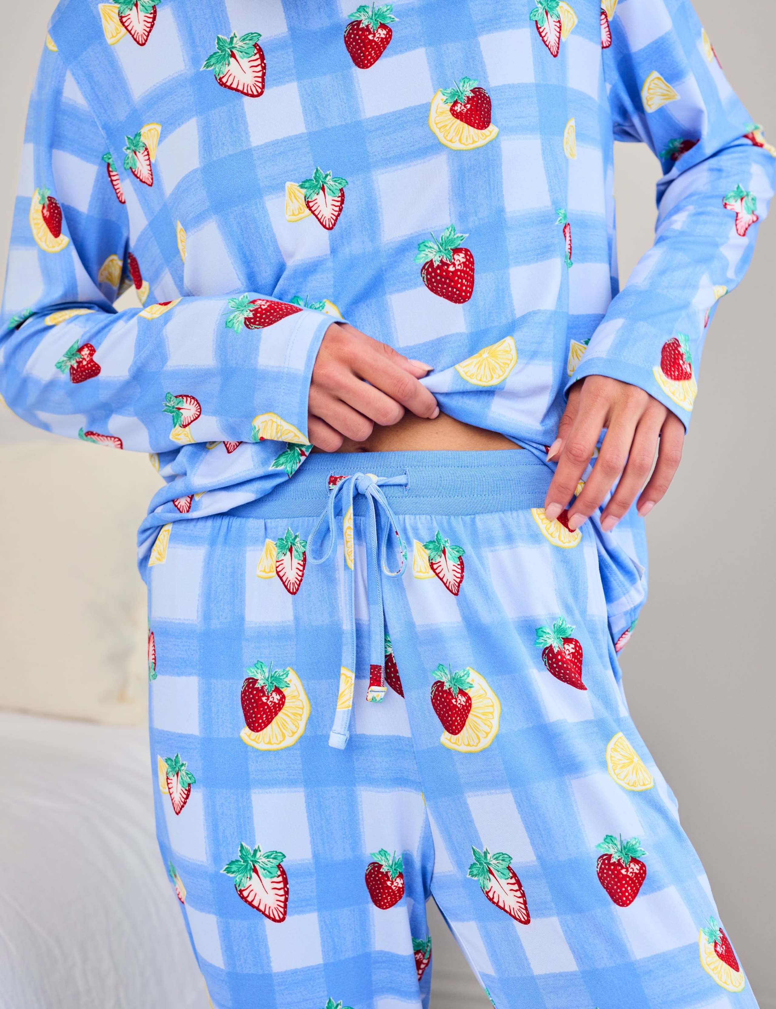 Strawberry Petite Print Pyjama Set 5 of 5