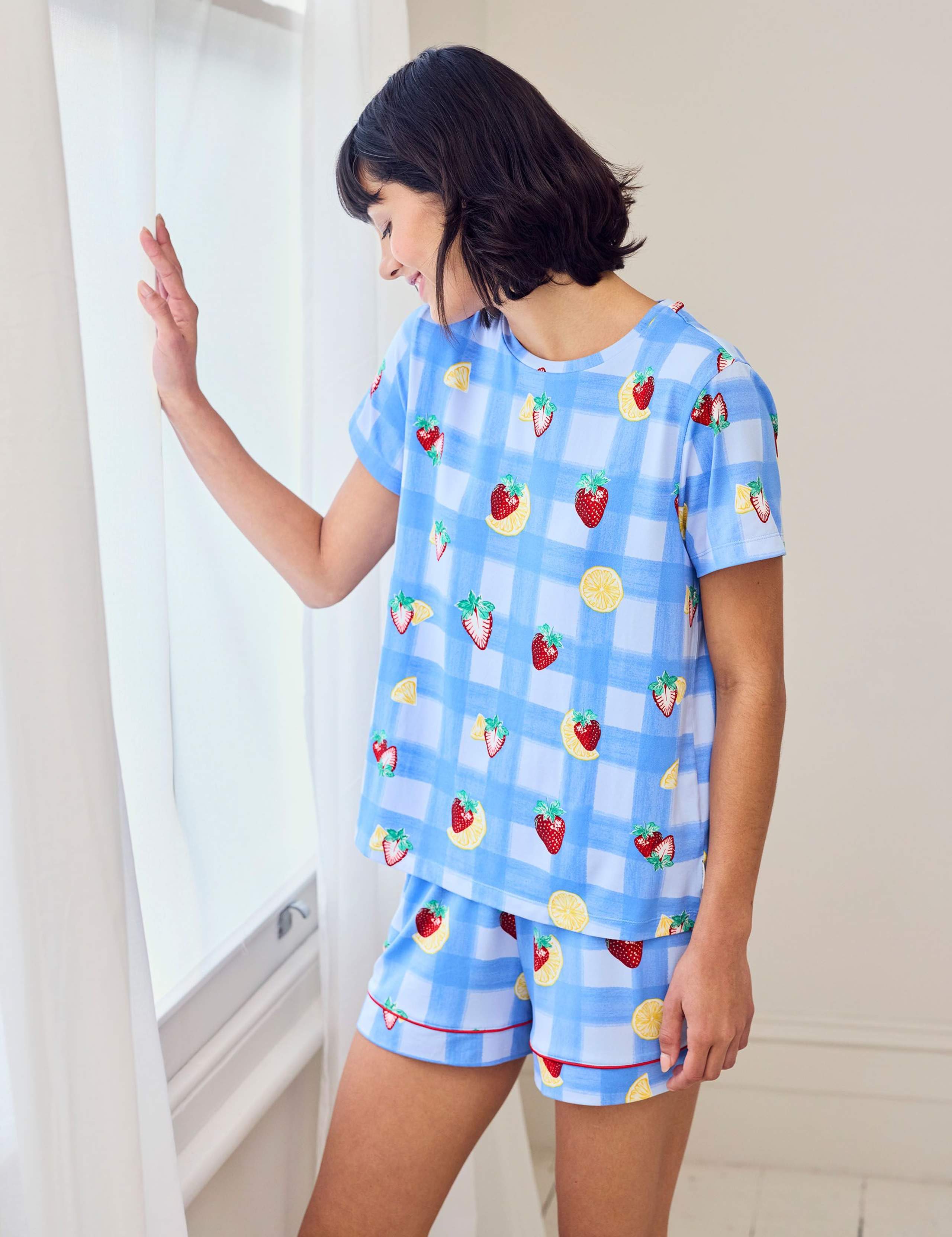 Fruit Print Shortie Pyjama Set 1 of 6