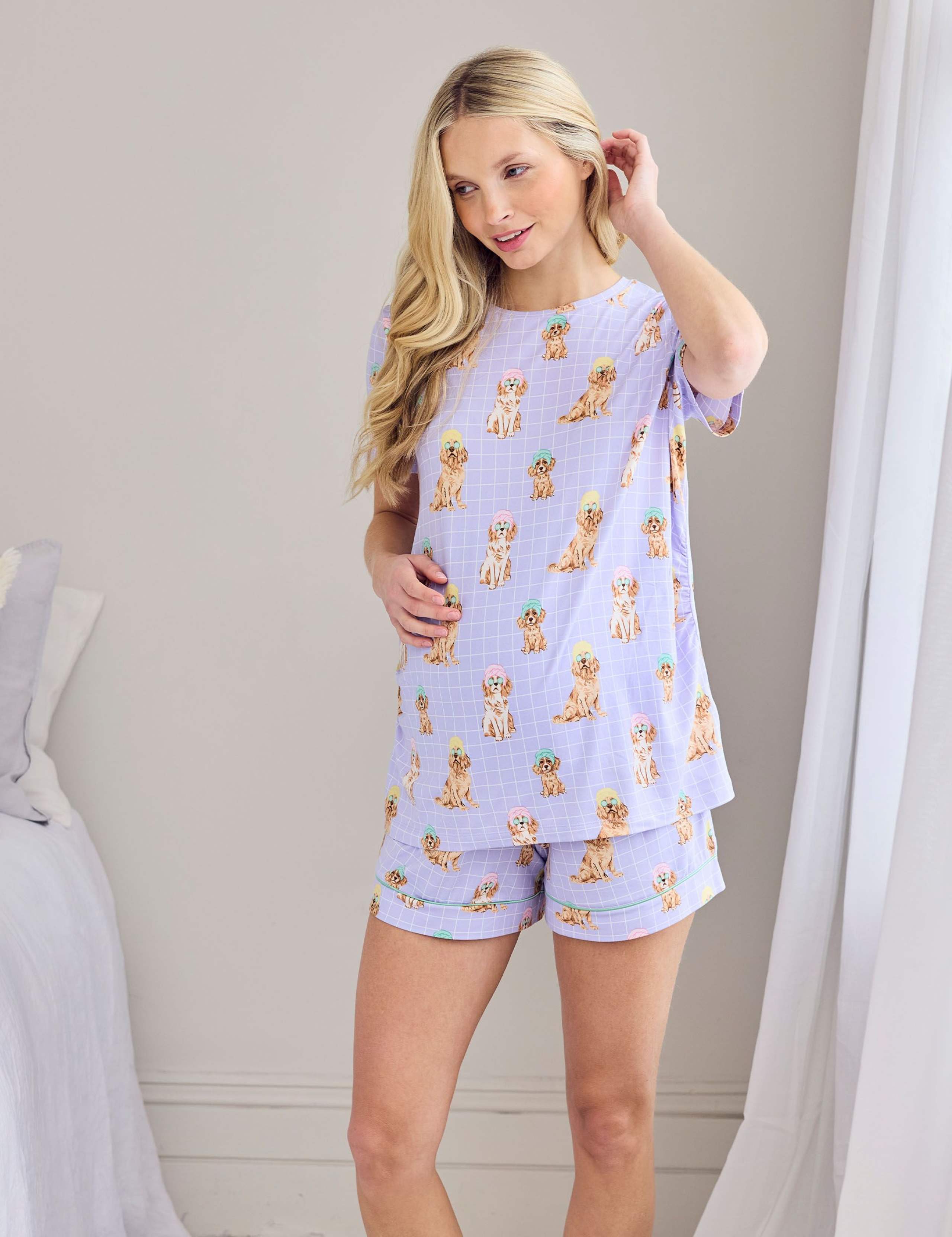 Maternity Spa Dogs Shortie Set 1 of 6