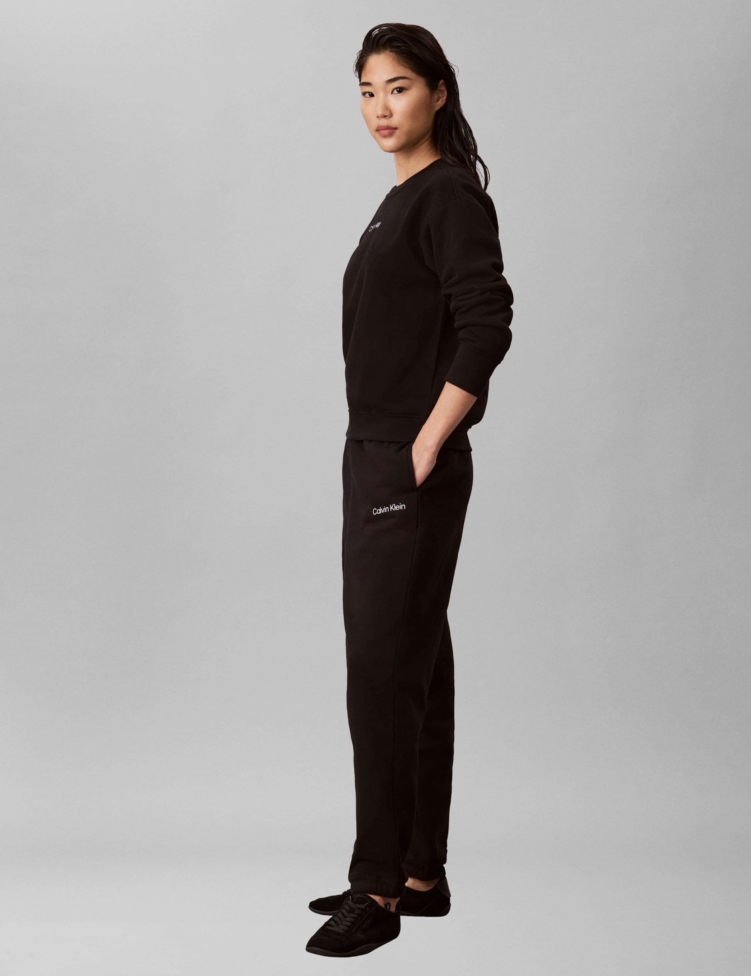 Cotton Blend Cuffed Hem Lounge Joggers 3 of 6