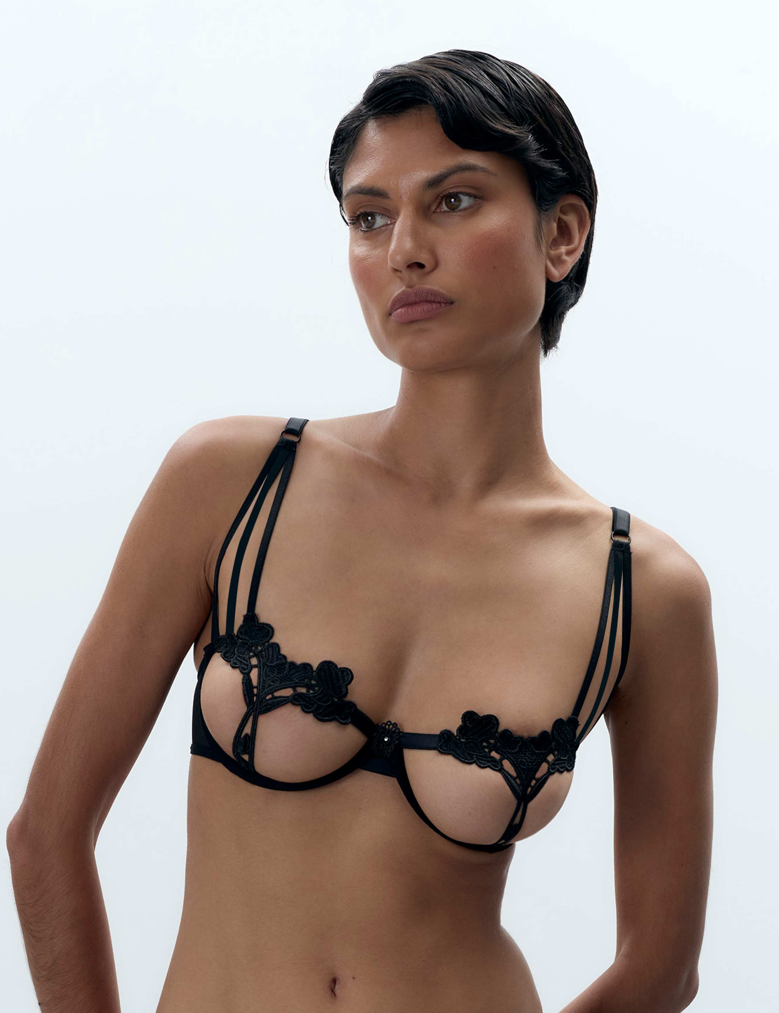 Nova Lace Wired Open Cup Bra B-DD 1 of 3