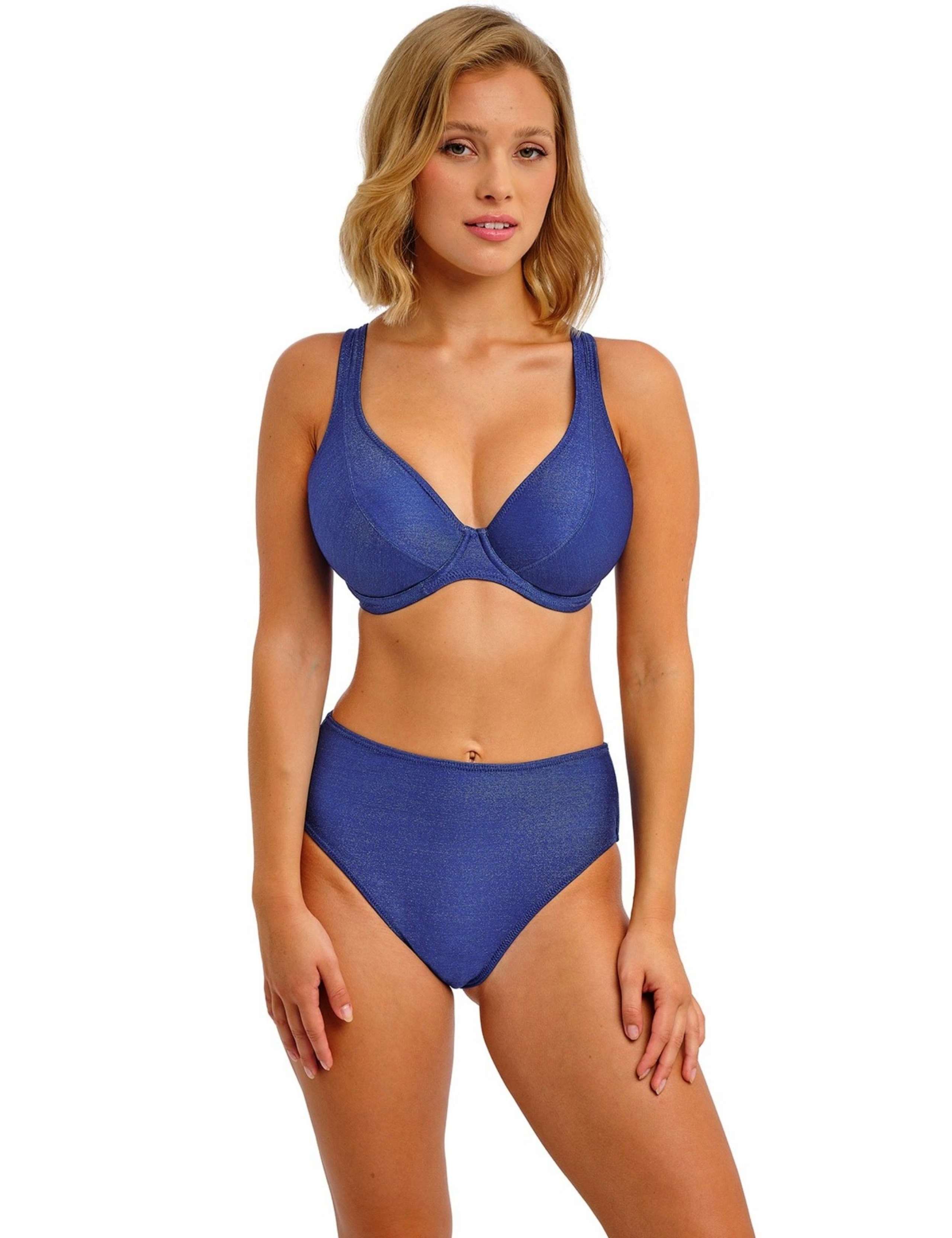 Arizona Wave Wired V-Neck Plunge Bikini Top 3 of 5