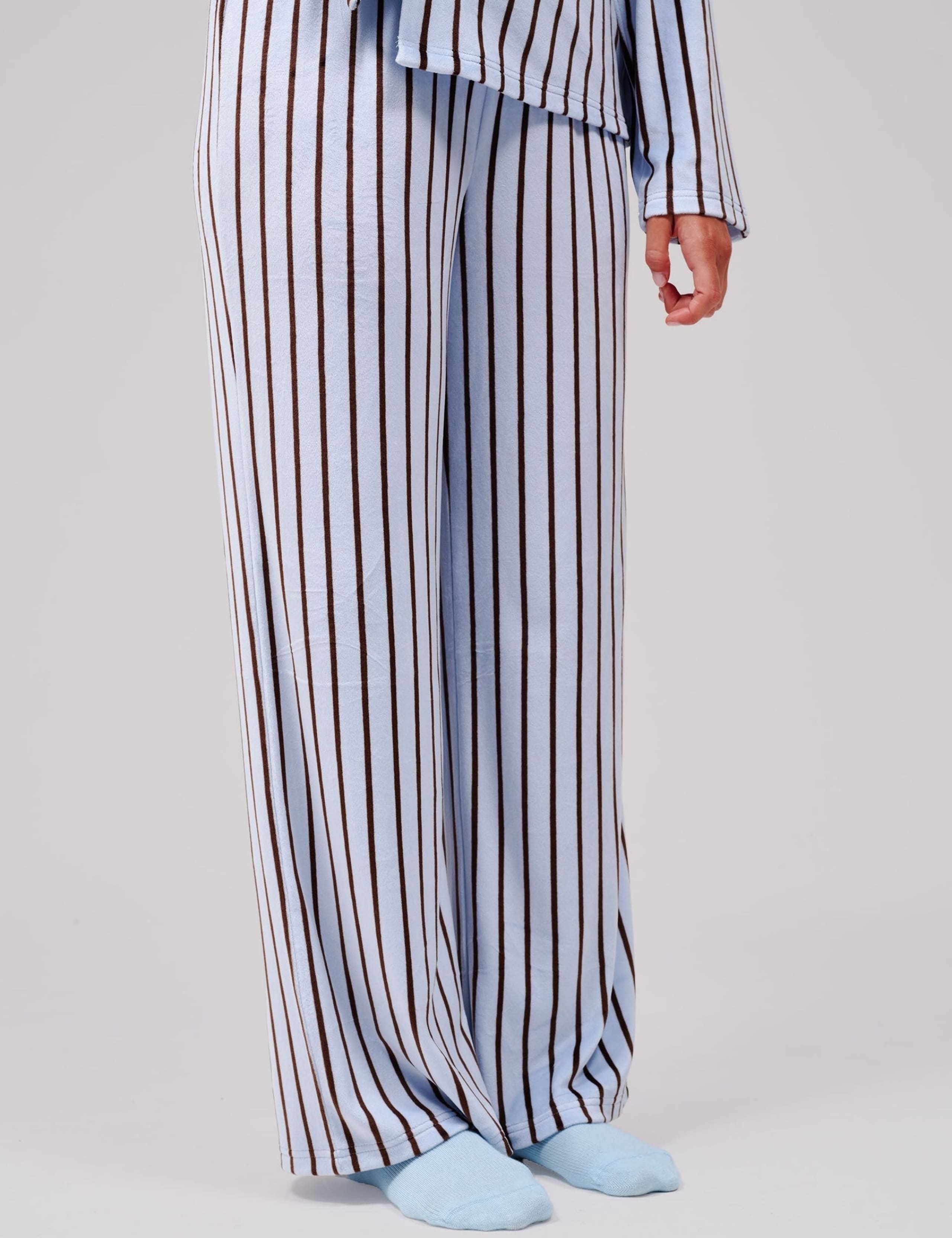 Striped Velour Pyjama Set 7 of 7