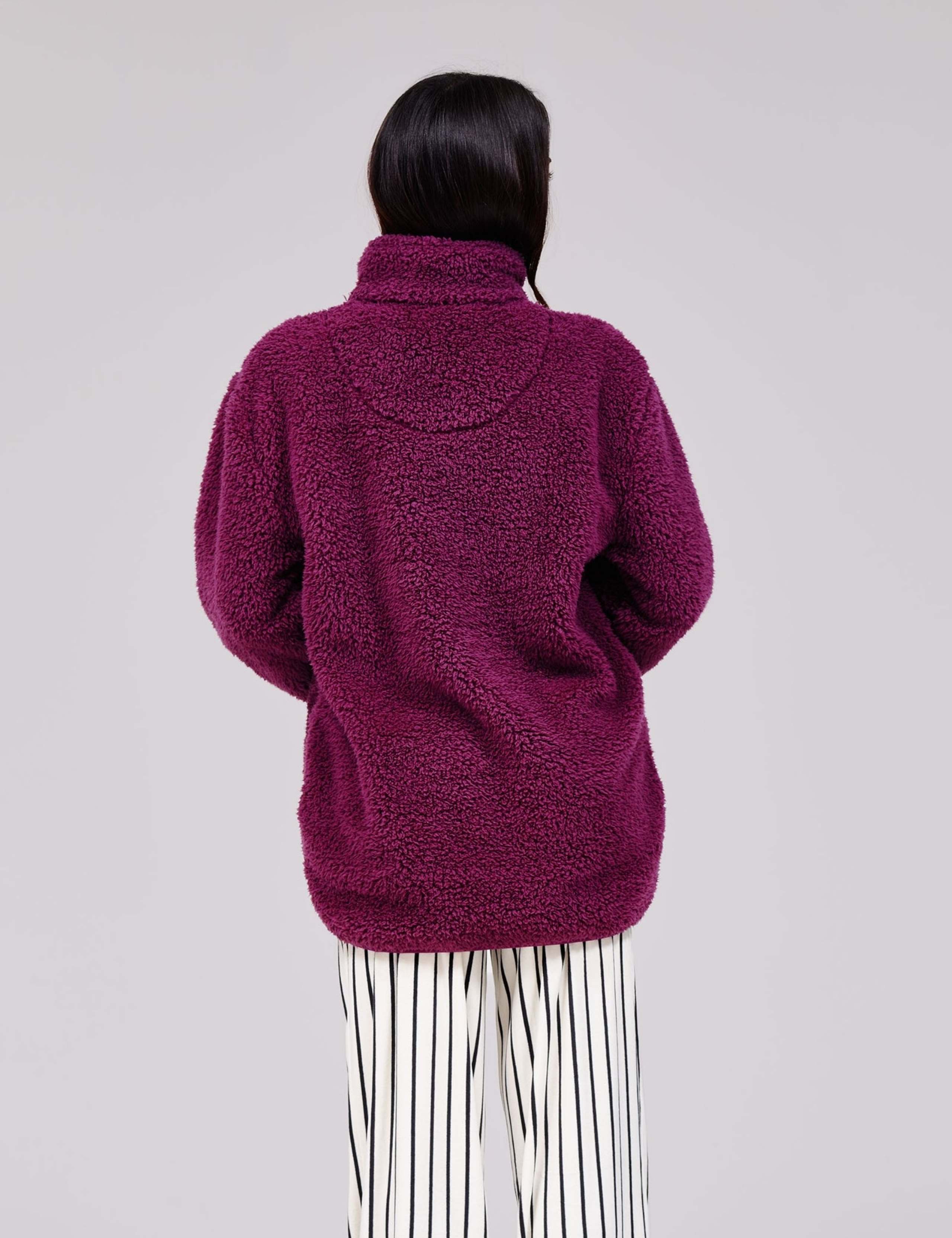 Fleece Quarter Zip Lounge Top 4 of 5
