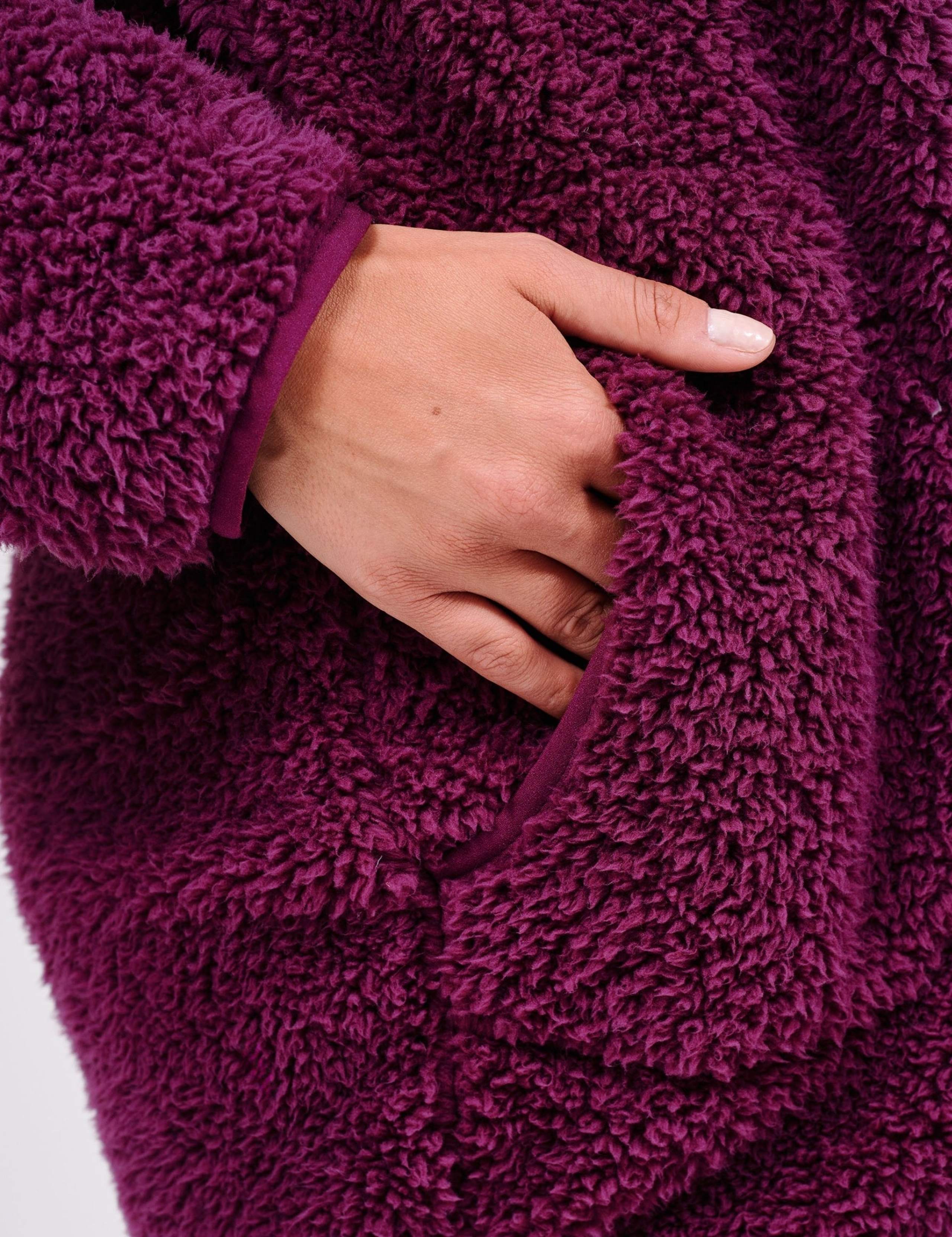 Fleece Quarter Zip Lounge Top 5 of 5