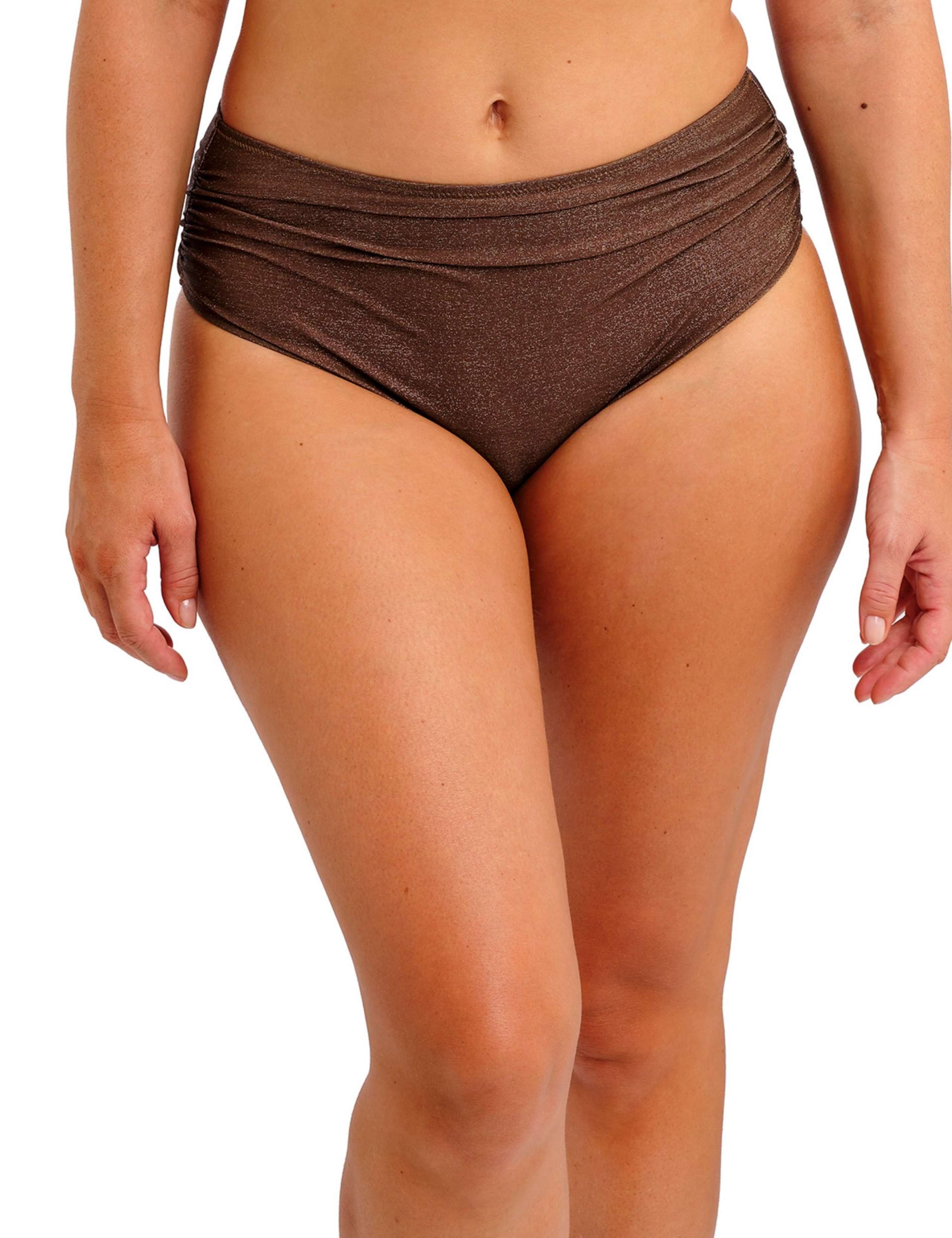 Sparkle High Waisted Full Bikini Bottoms 3 of 5