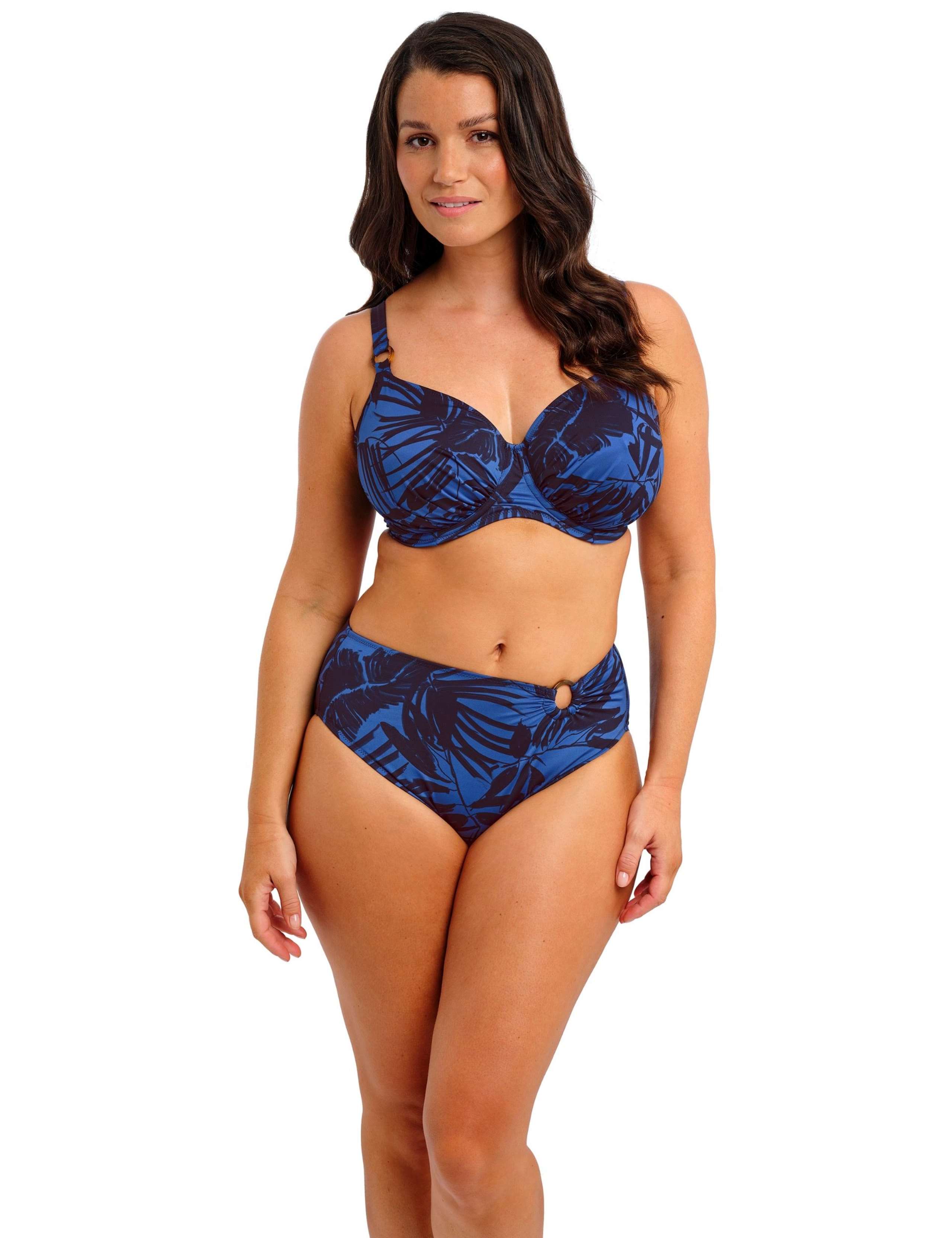 Floral High Waisted Bikini Bottoms 3 of 6