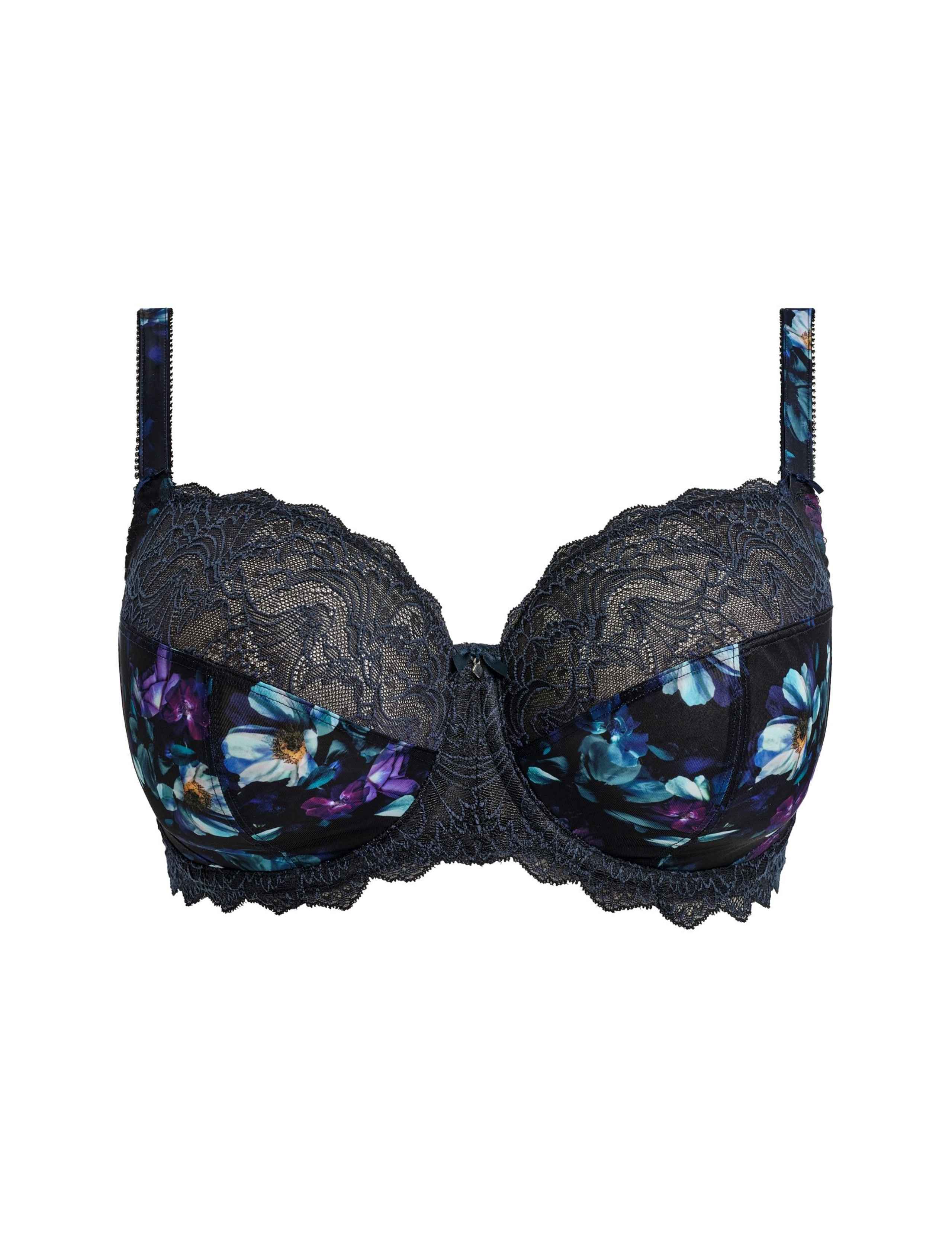 Lucia Floral Wired Side Support Bra D-J 2 of 5