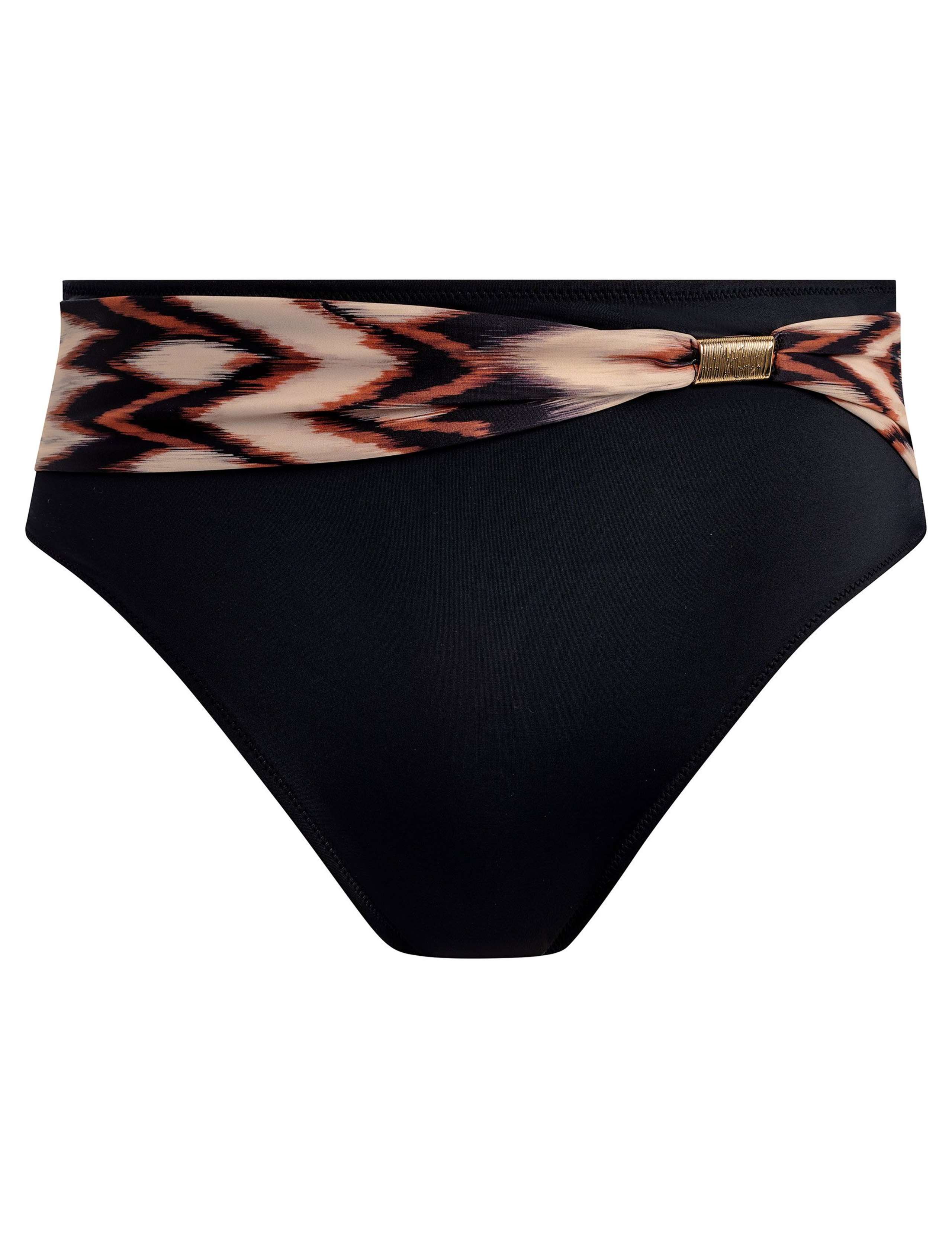 Sabana Striped High Waisted Bikini Bottoms 2 of 6
