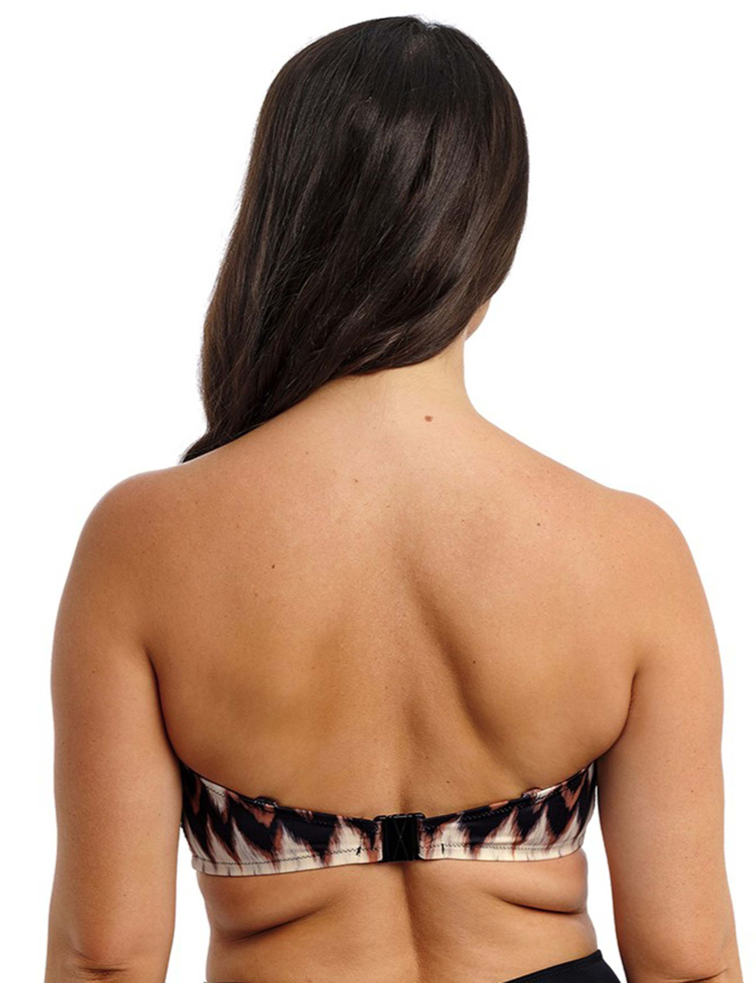 Printed Wired Bandeau Bikini Top 6 of 9