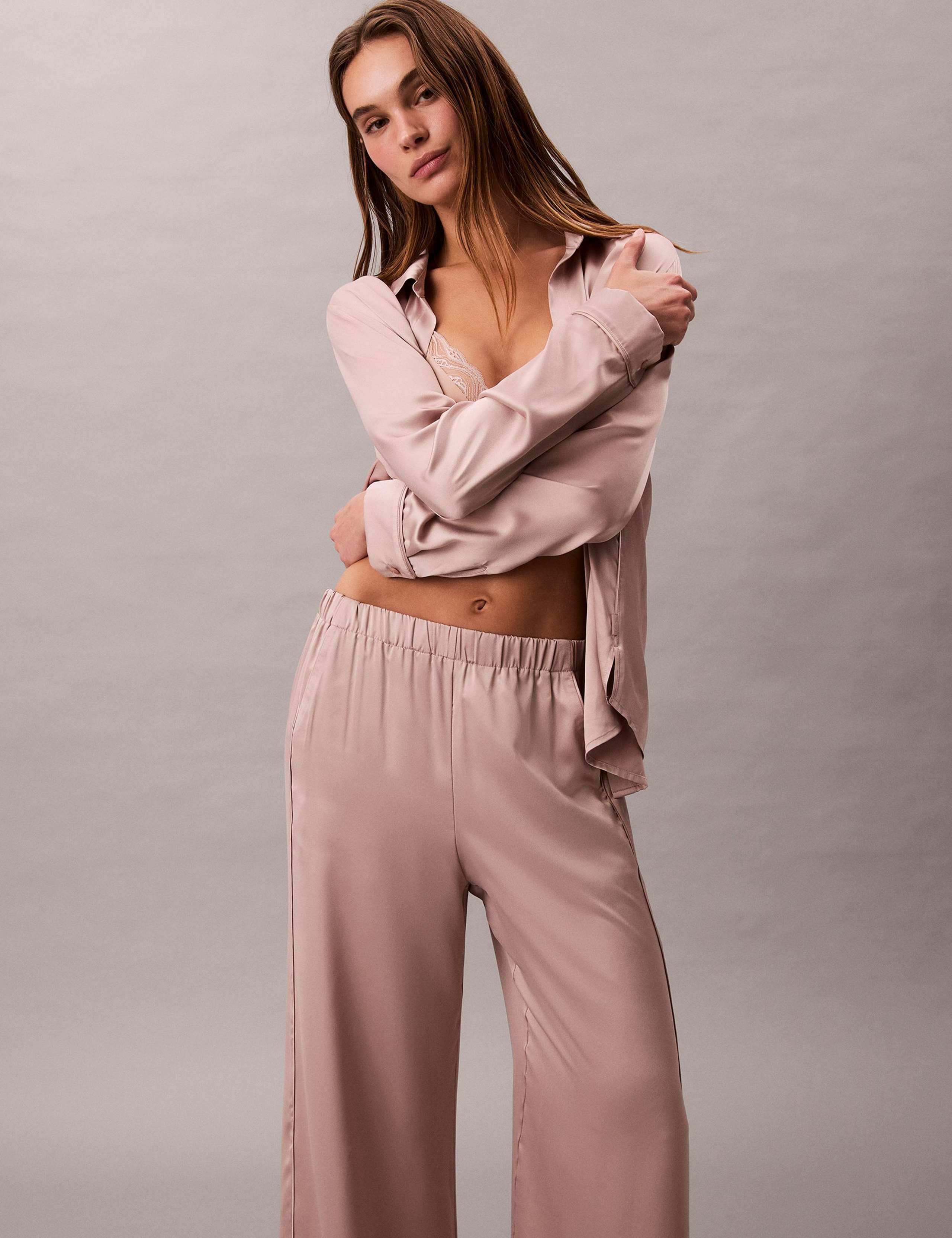 Satin Sheen Pyjama Bottoms 2 of 5