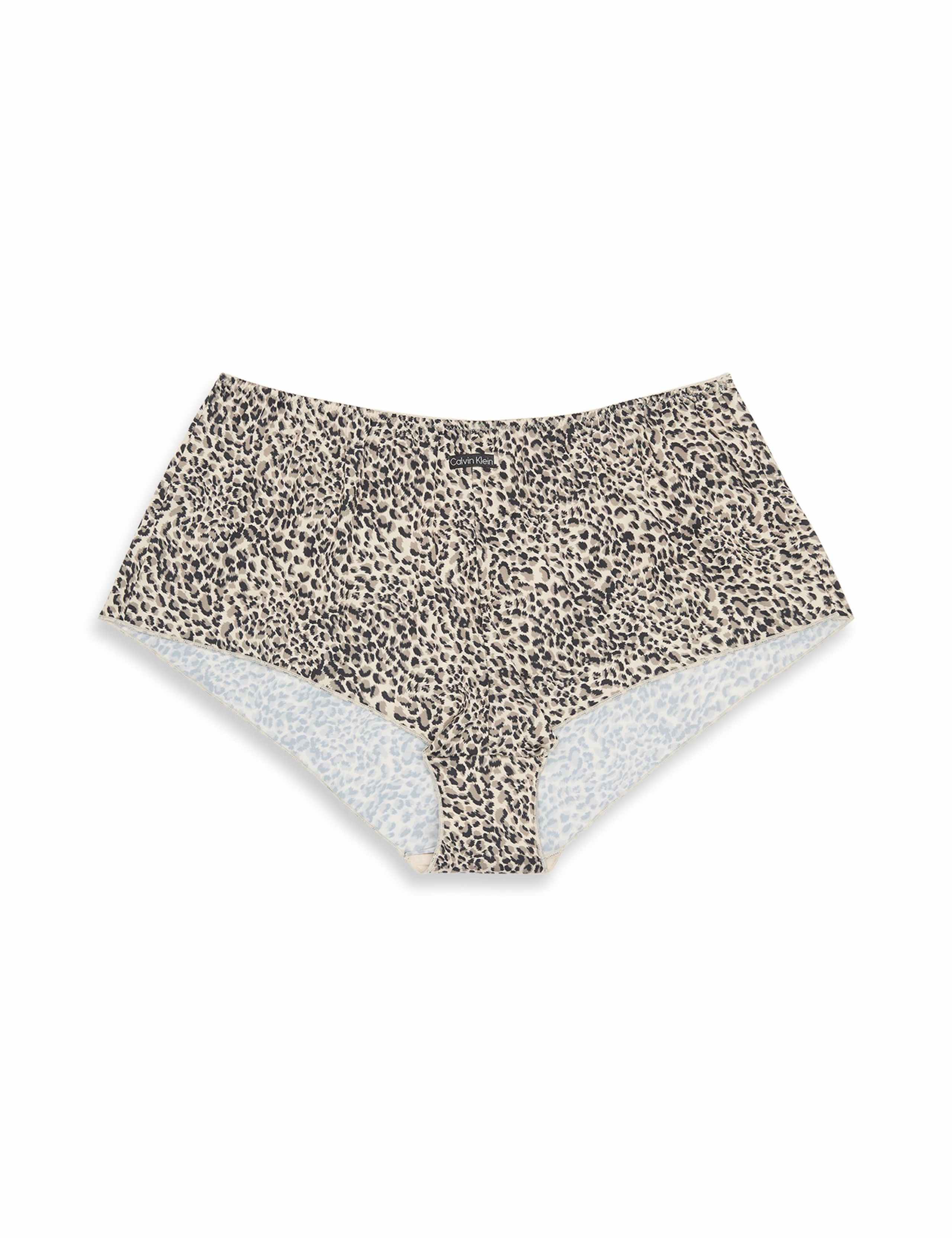 Signature Satin Animal Print Pyjama Shorts 2 of 7
