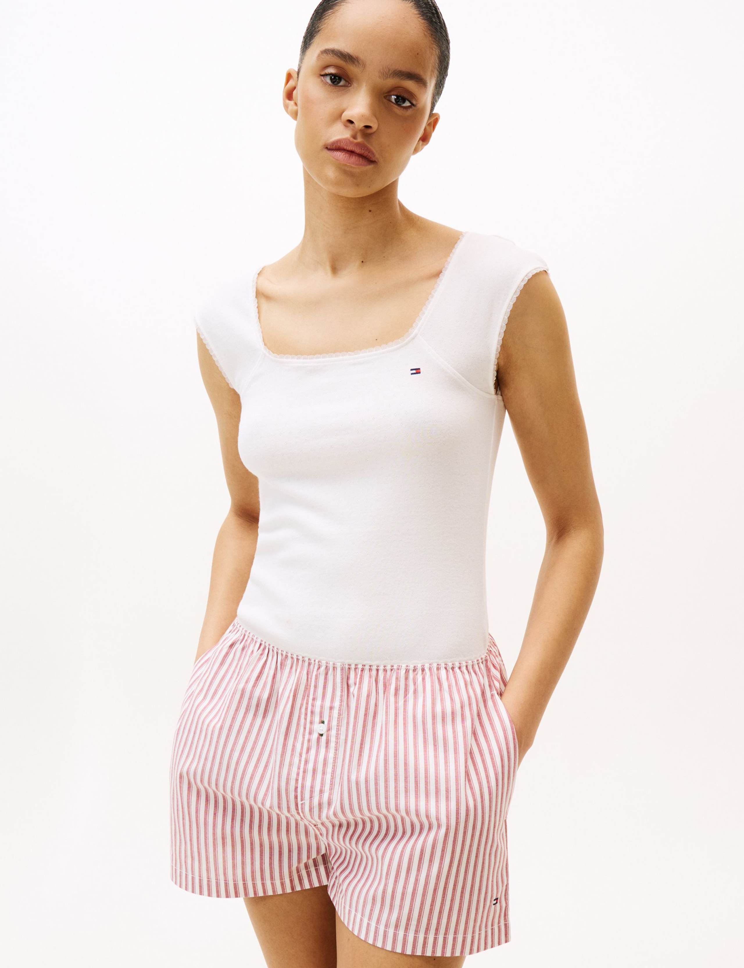 Sleep Cotton Rich Shortie Set with Eye Mask 4 of 6