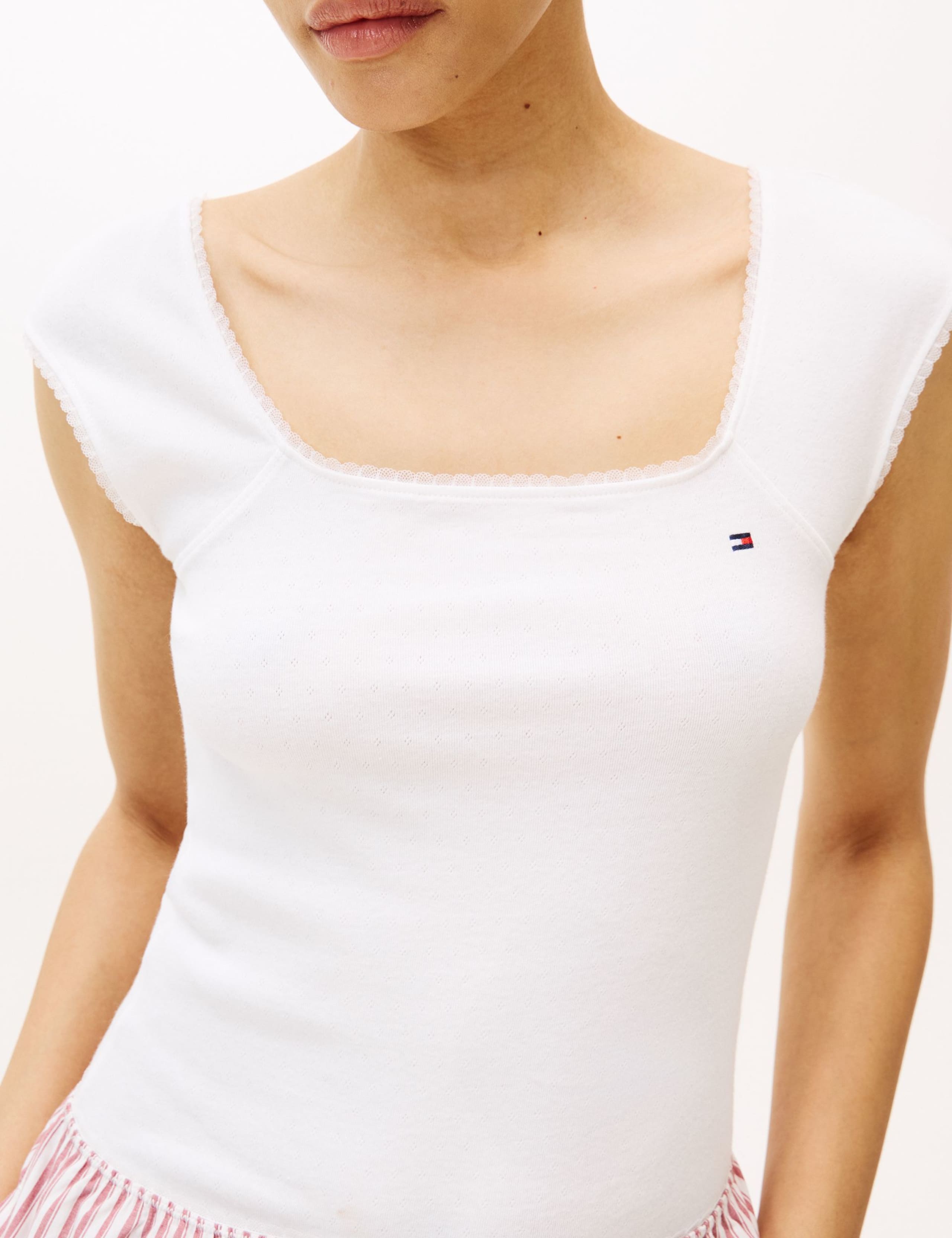 Sleep Cotton Rich Shortie Set with Eye Mask 5 of 6