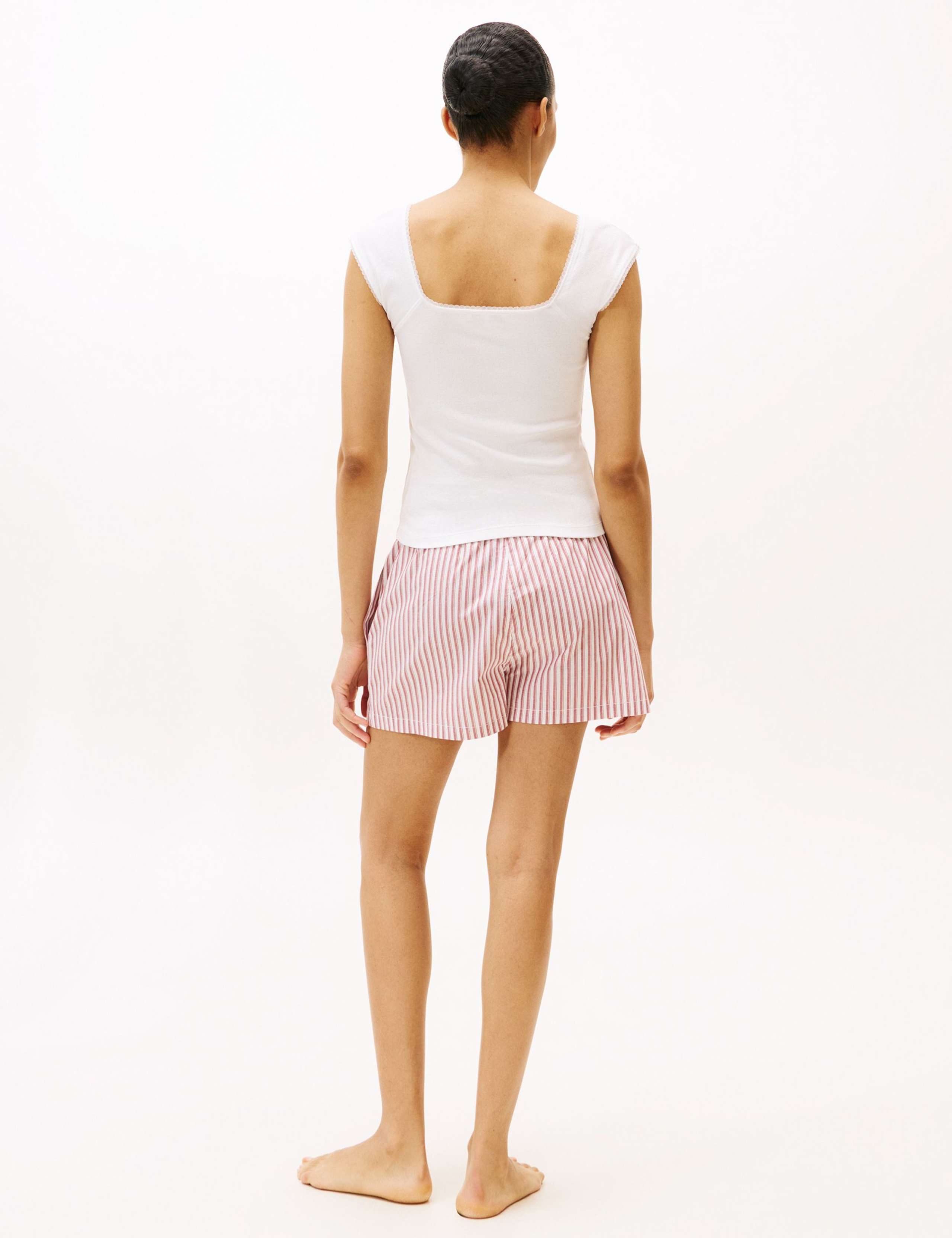 Sleep Cotton Rich Shortie Set with Eye Mask 6 of 6