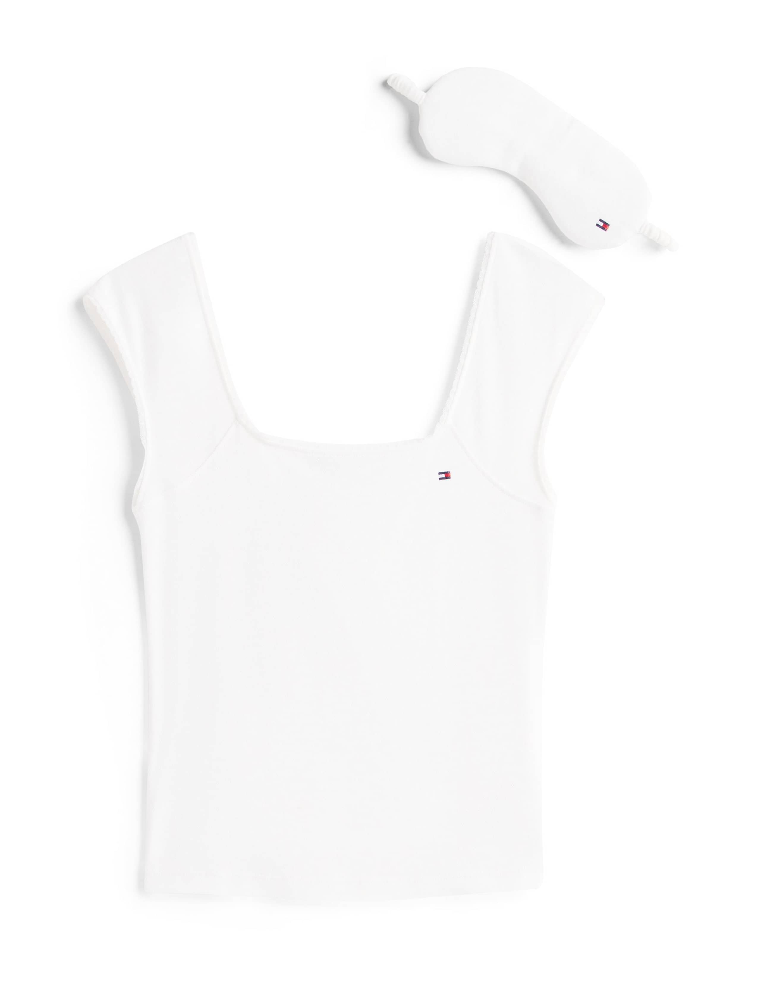 Sleep Cotton Rich Shortie Set with Eye Mask 2 of 6