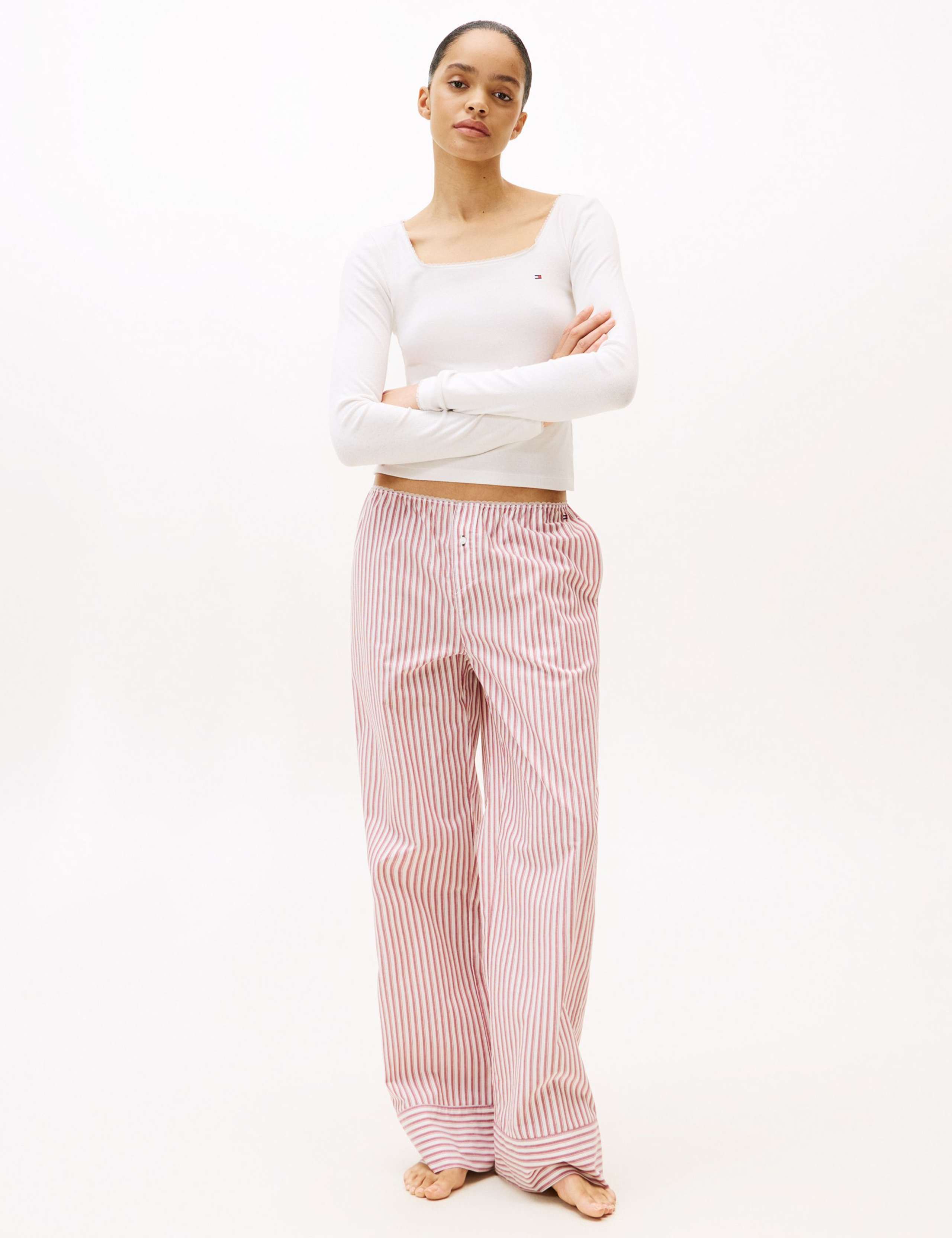 Sleep Cotton Rich Striped Pyjama Set 1 of 6