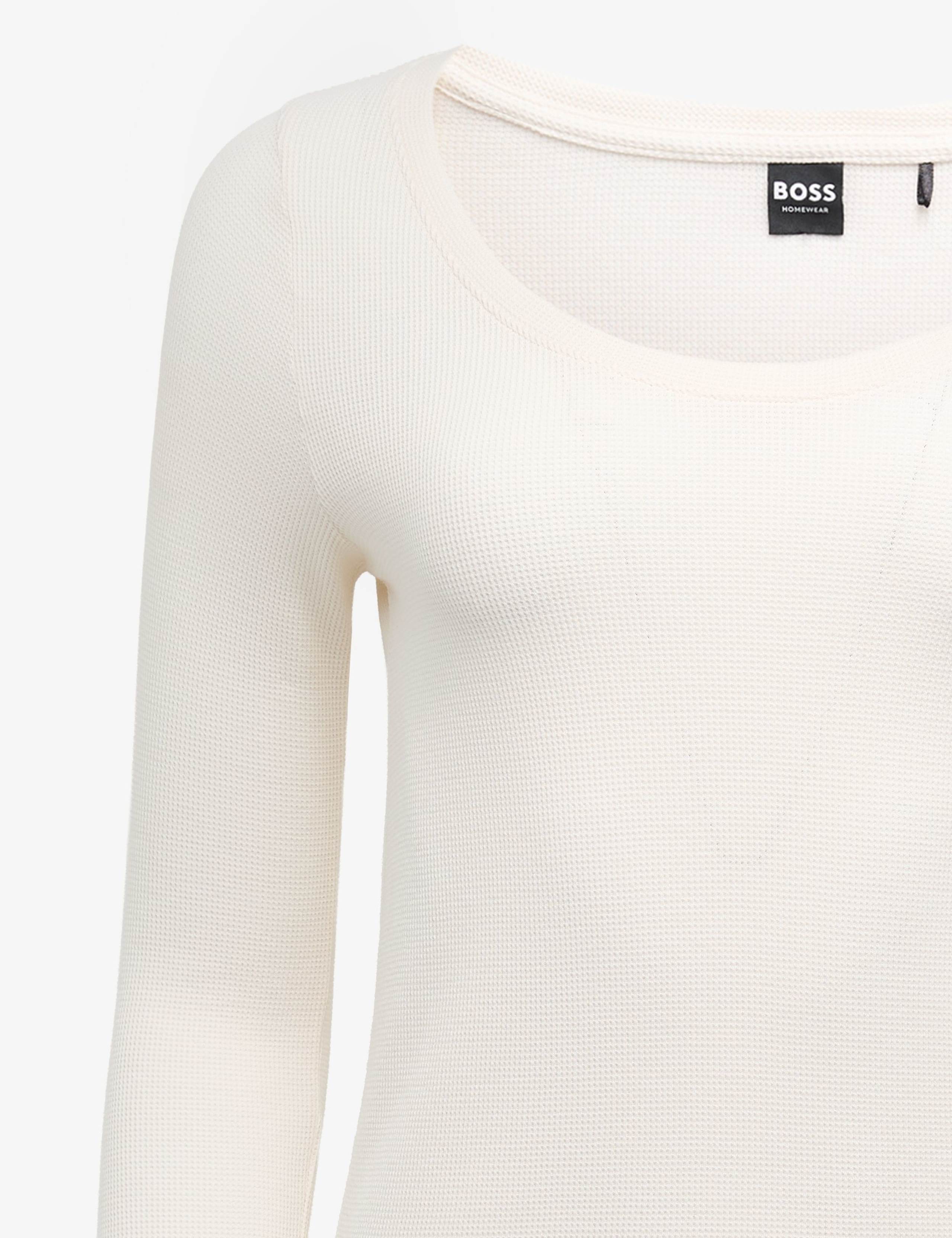 Cotton Rich Waffle Pyjama Top 3 of 3