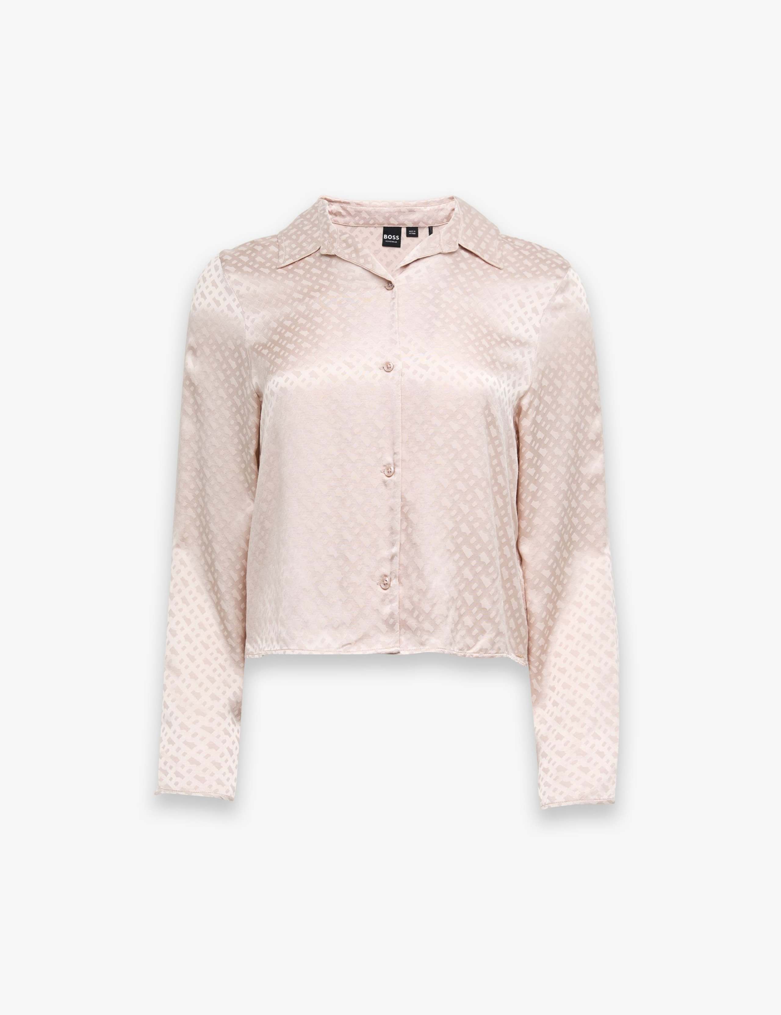 Satin B Monogram Pyjama Top 1 of 3