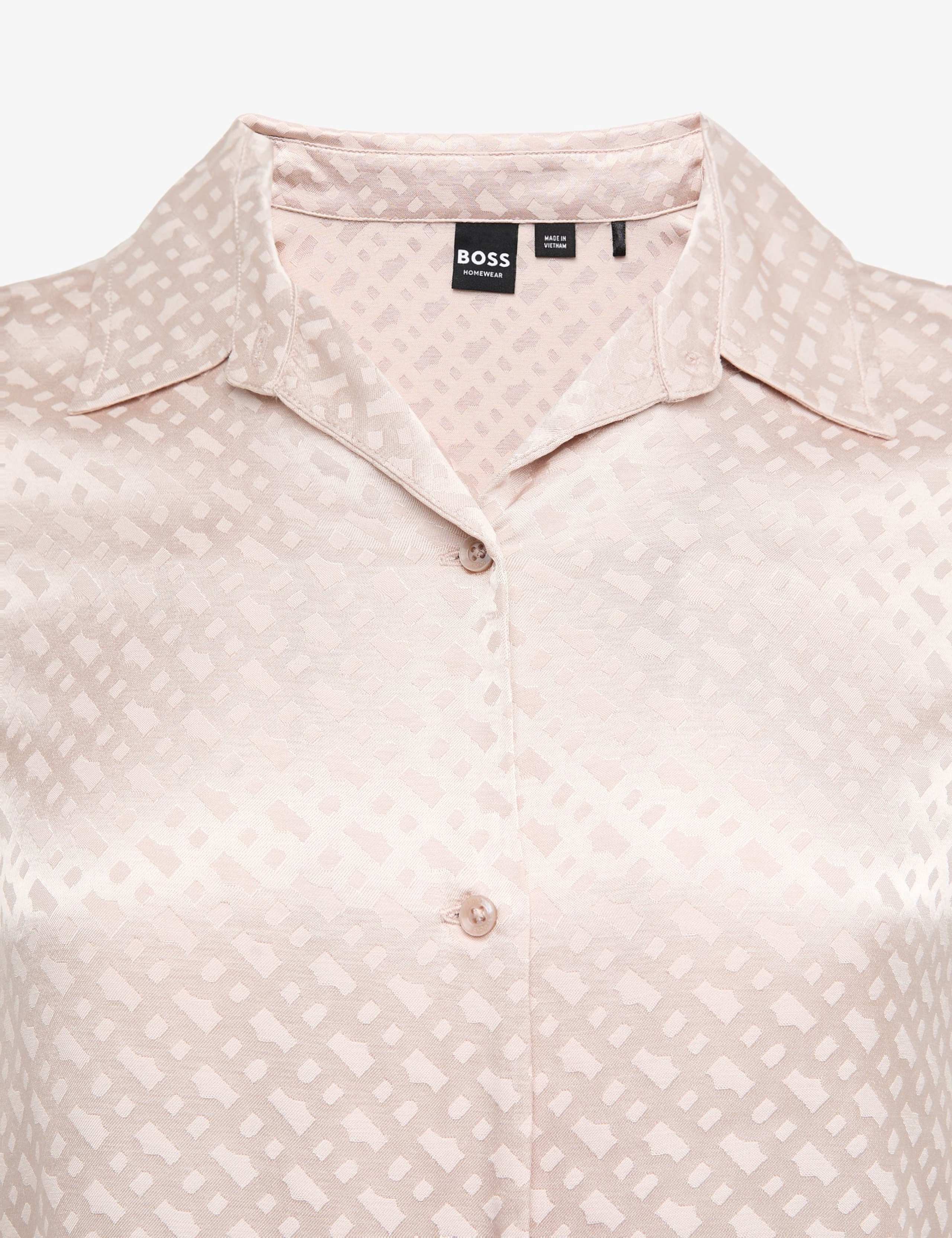 Satin B Monogram Pyjama Top 3 of 3