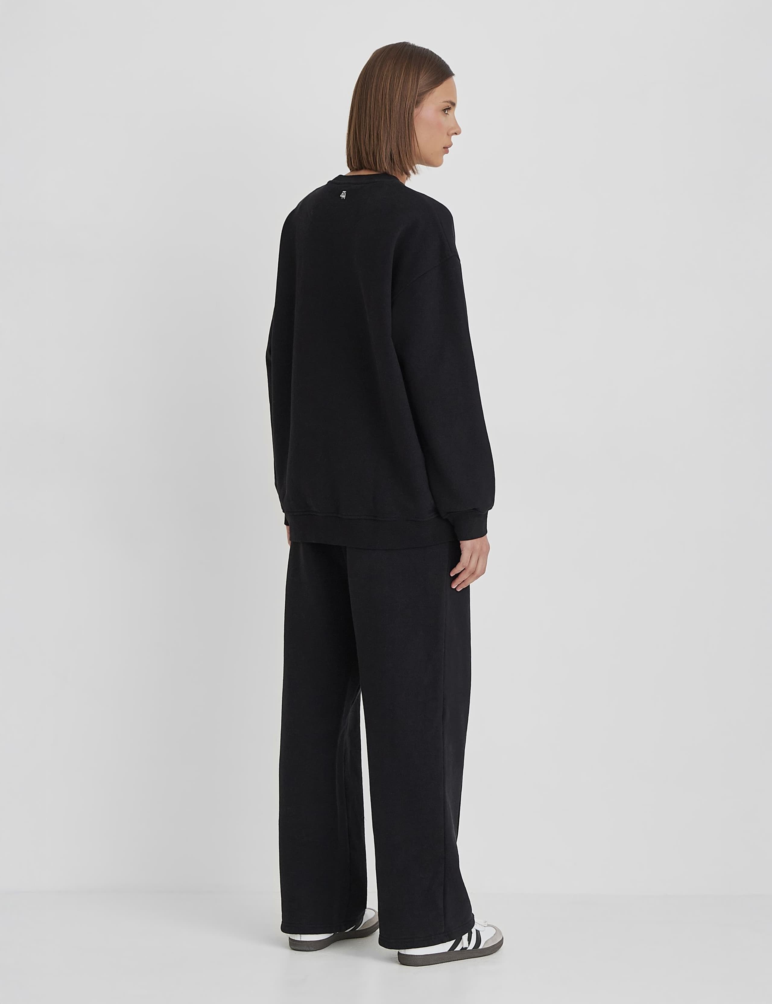 Pure Cotton Slogan Oversized Sweatshirt 3 of 4