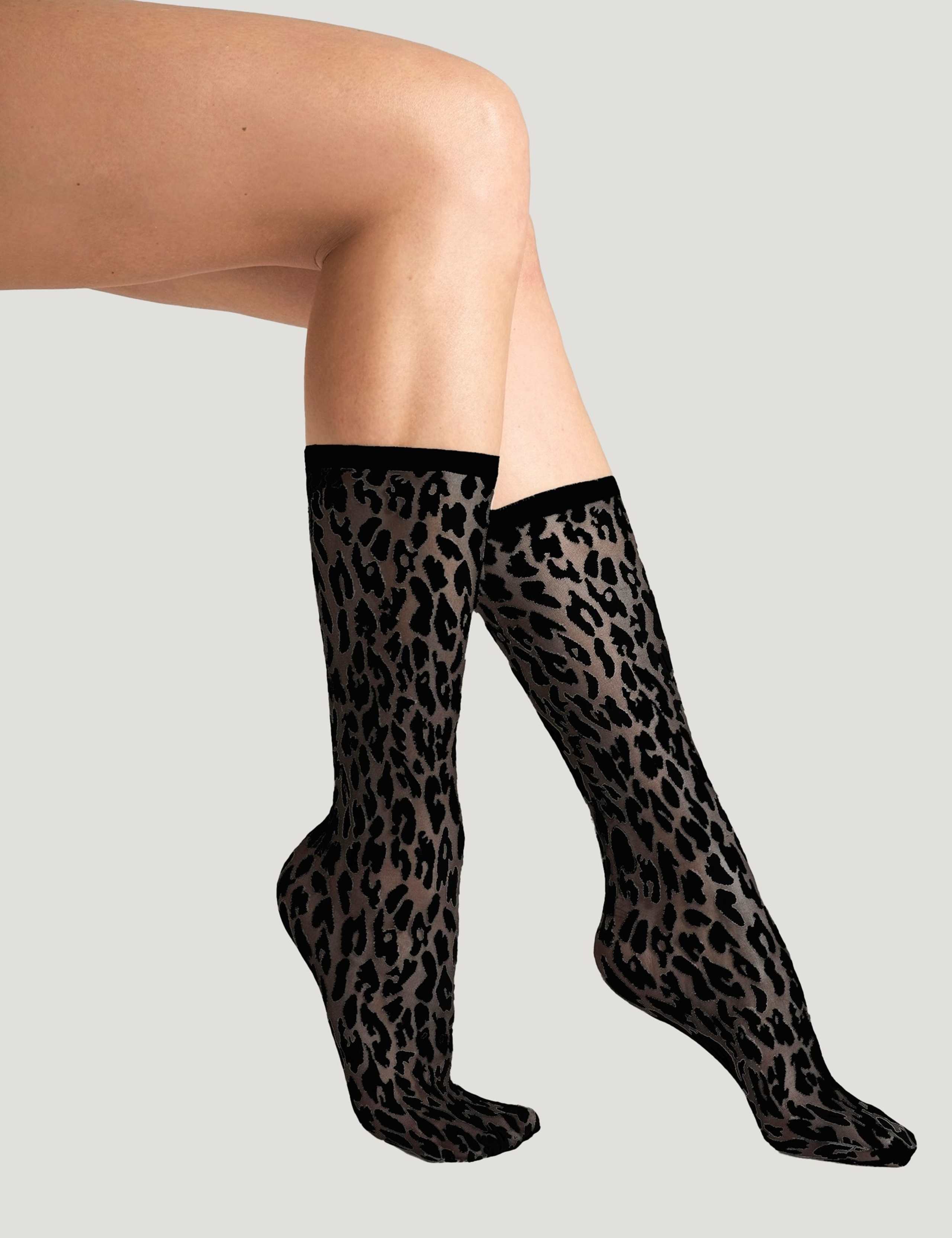 Animal Print Ankle High Socks 1 of 3