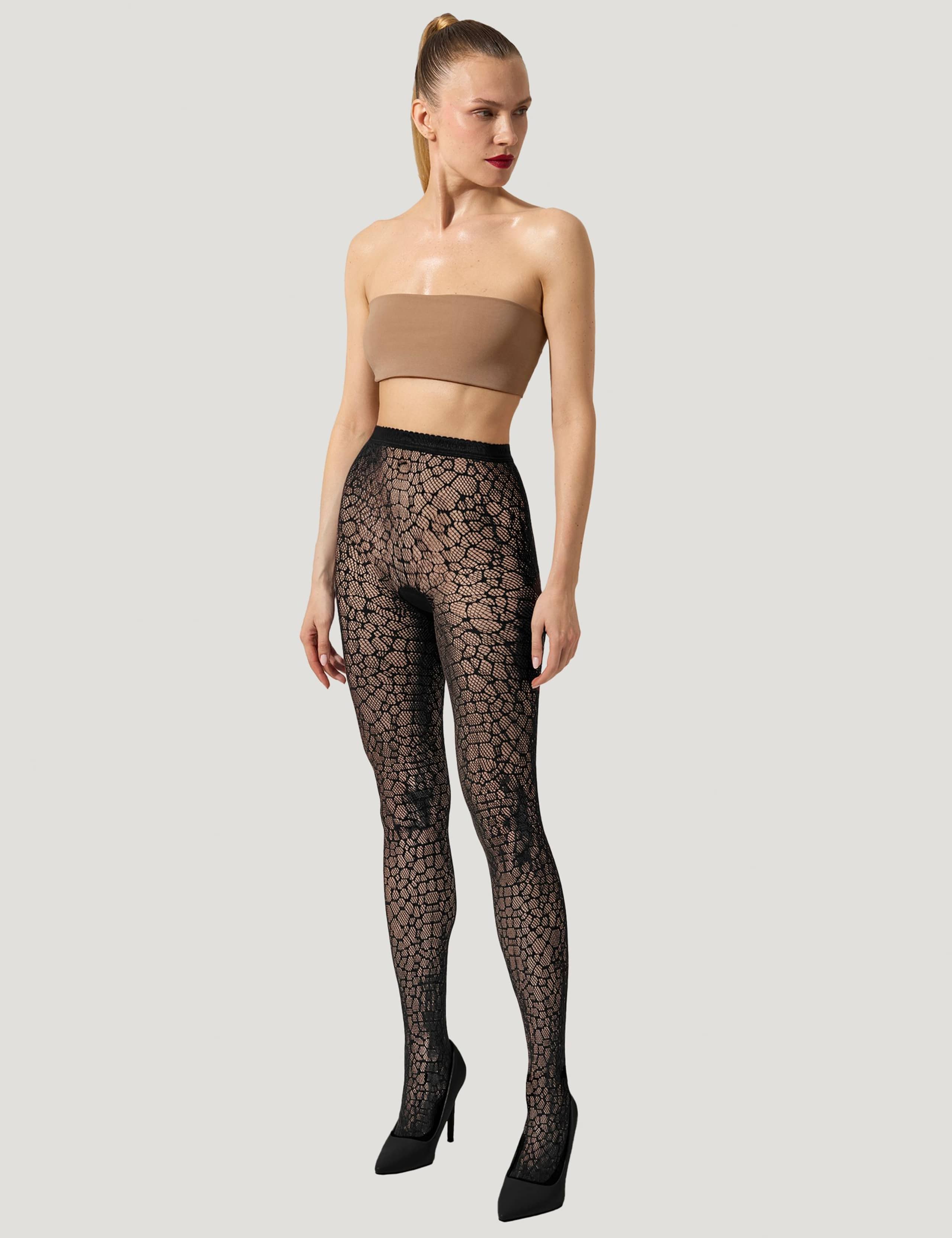 Snakeskin Sheer Tights 6 of 6