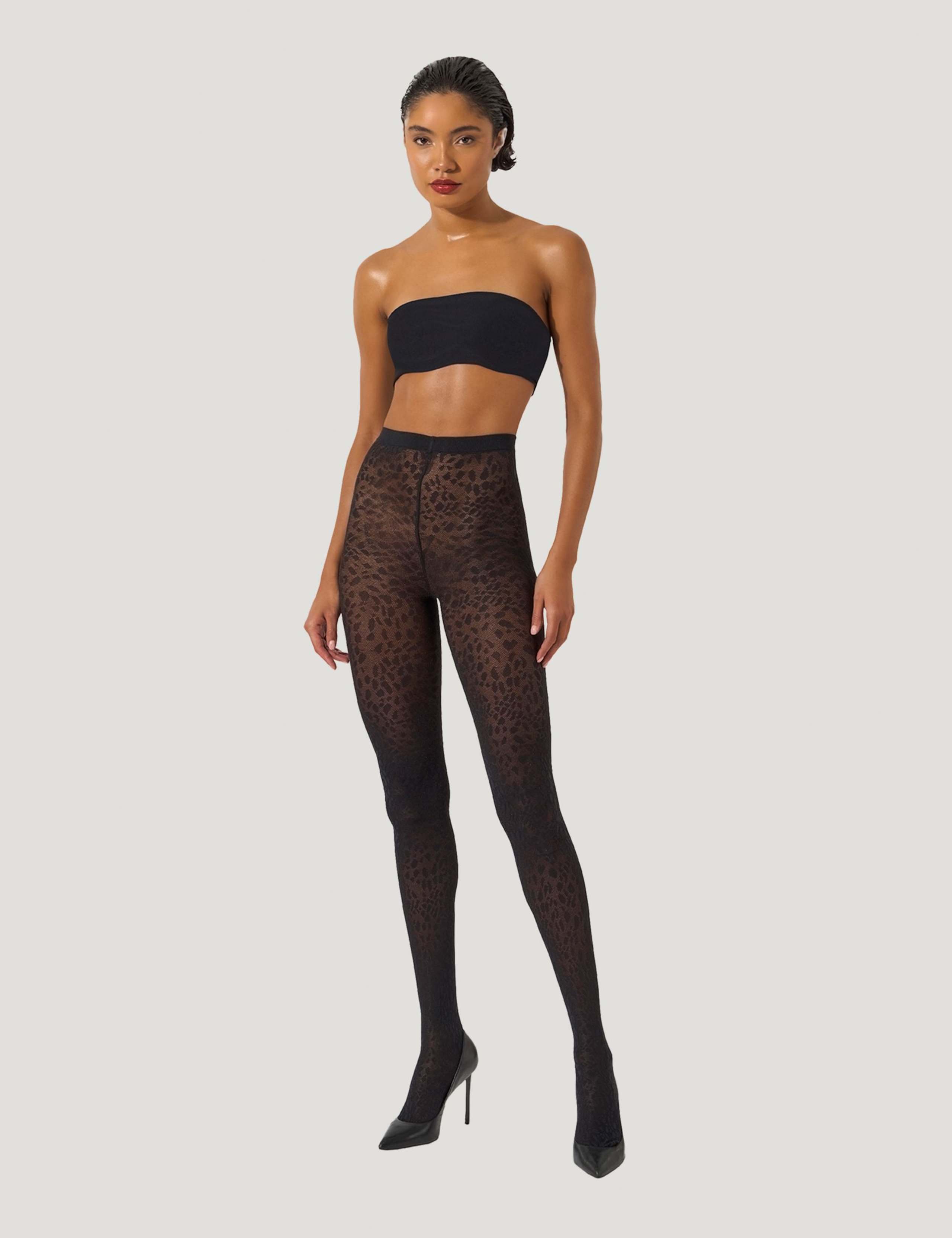 40 Denier Animal Print Sheer Tights 6 of 6