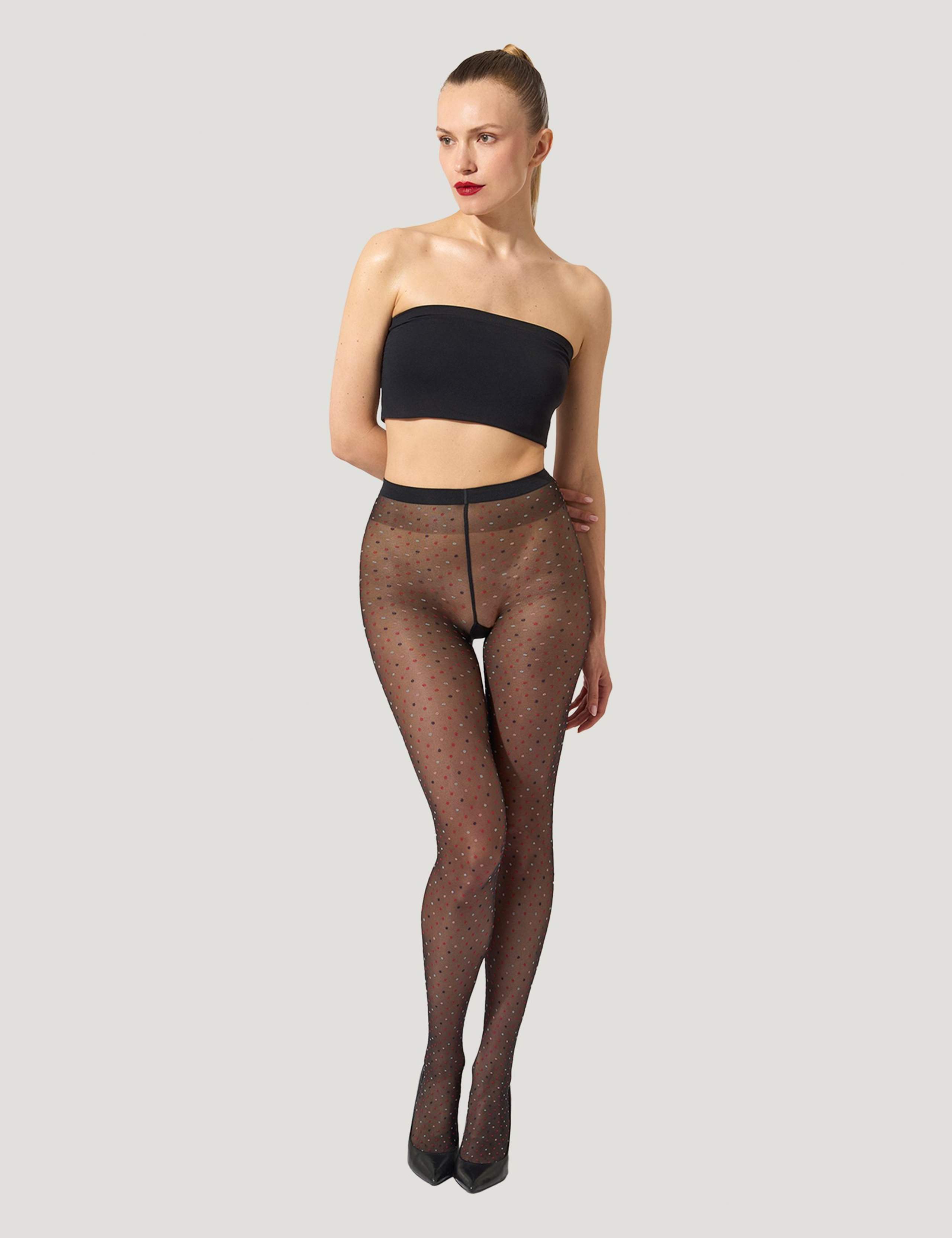 20 Denier Polka Dot Tights 6 of 6