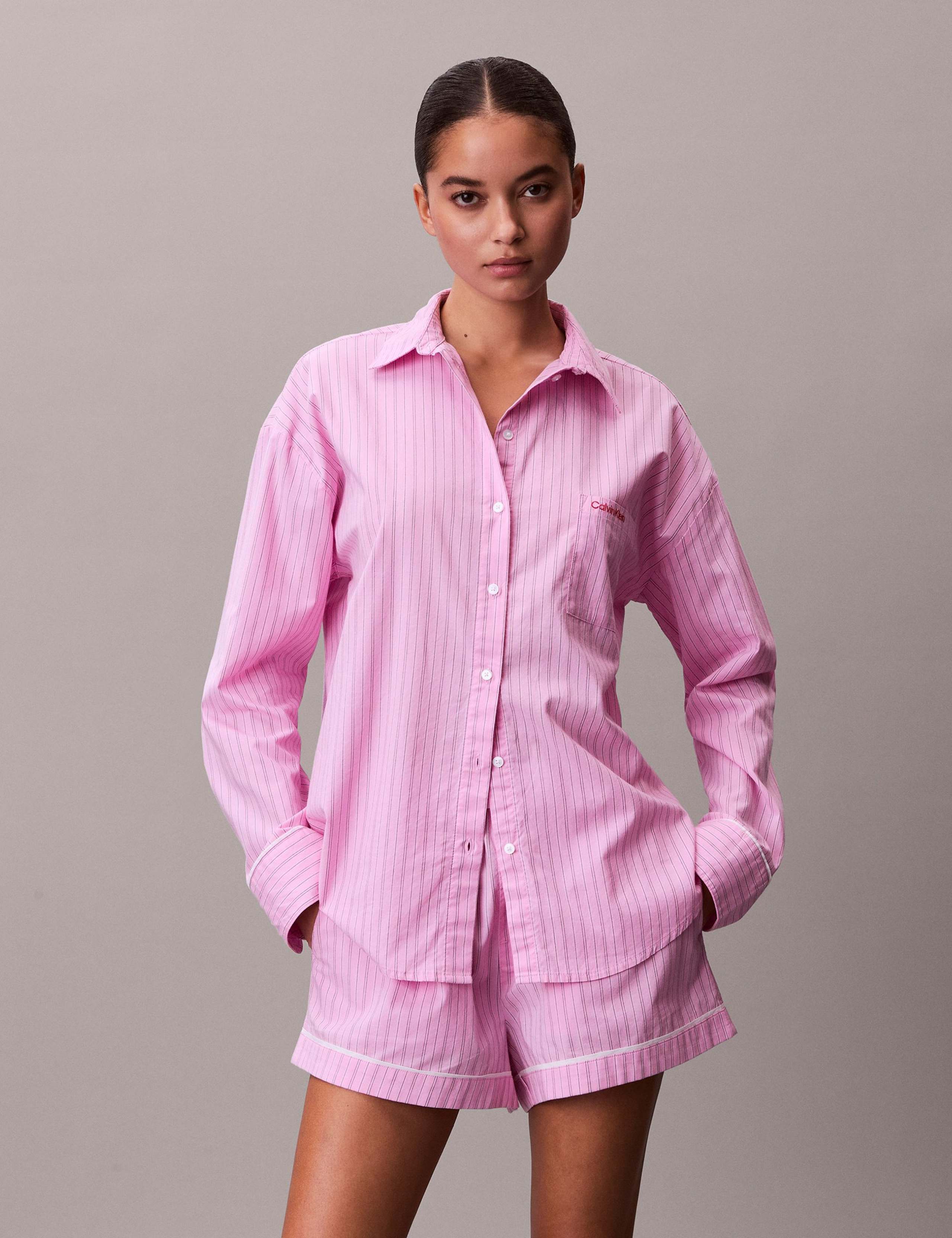 V-Day Pure Cotton Striped Shortie Set 2 of 6