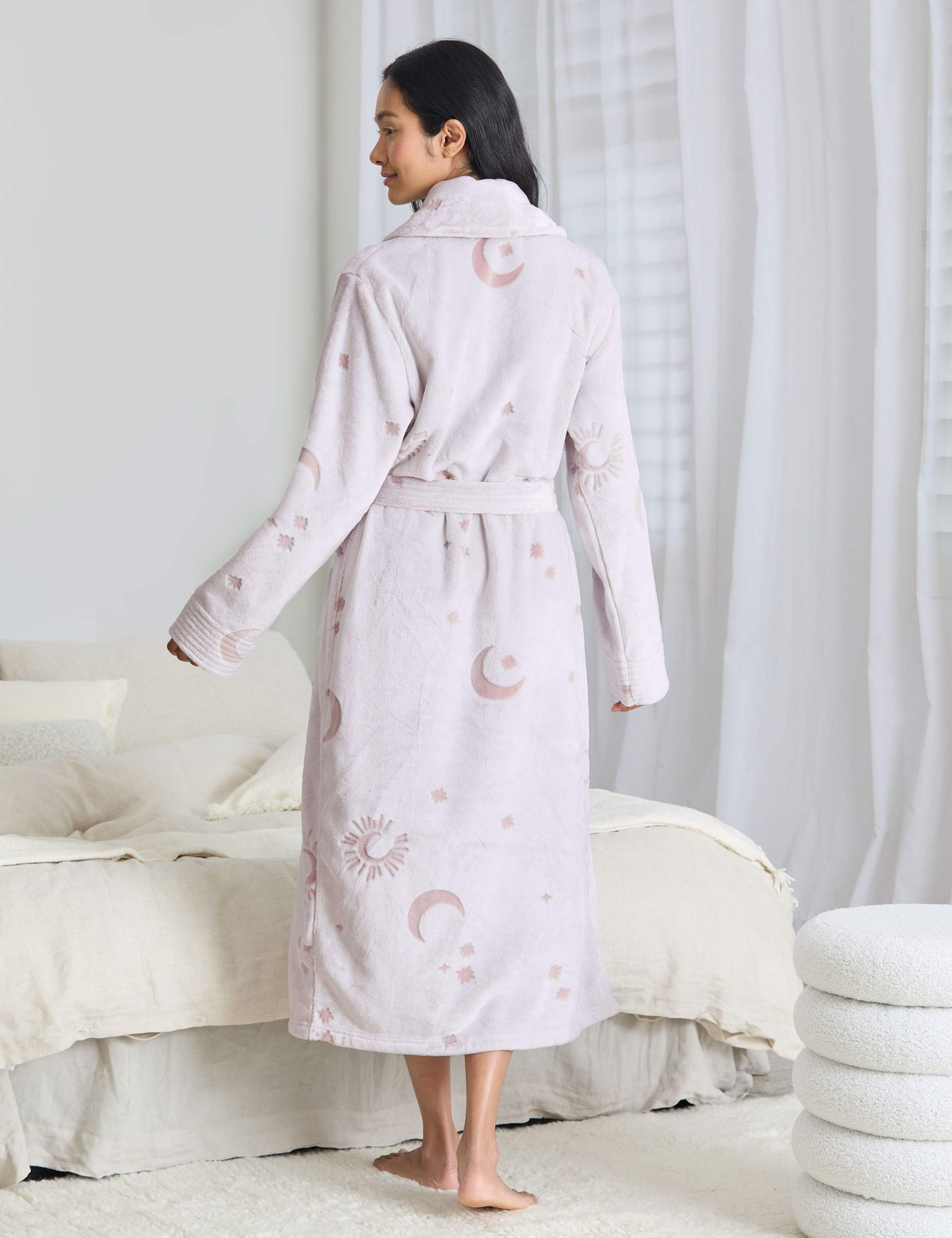 Fleece Cosmic Constellations Dressing Gown 3 of 6