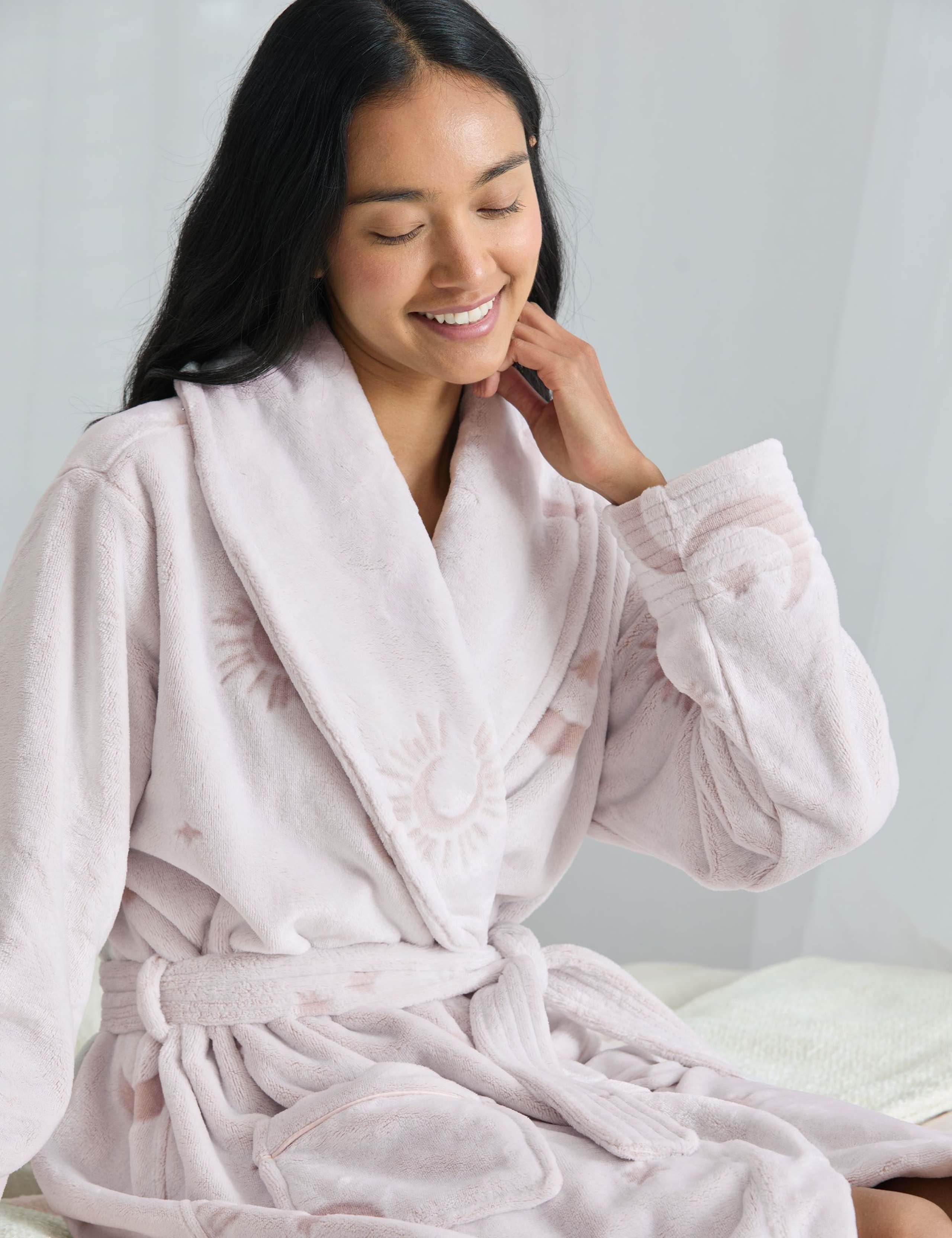 Fleece Cosmic Constellations Dressing Gown 4 of 6