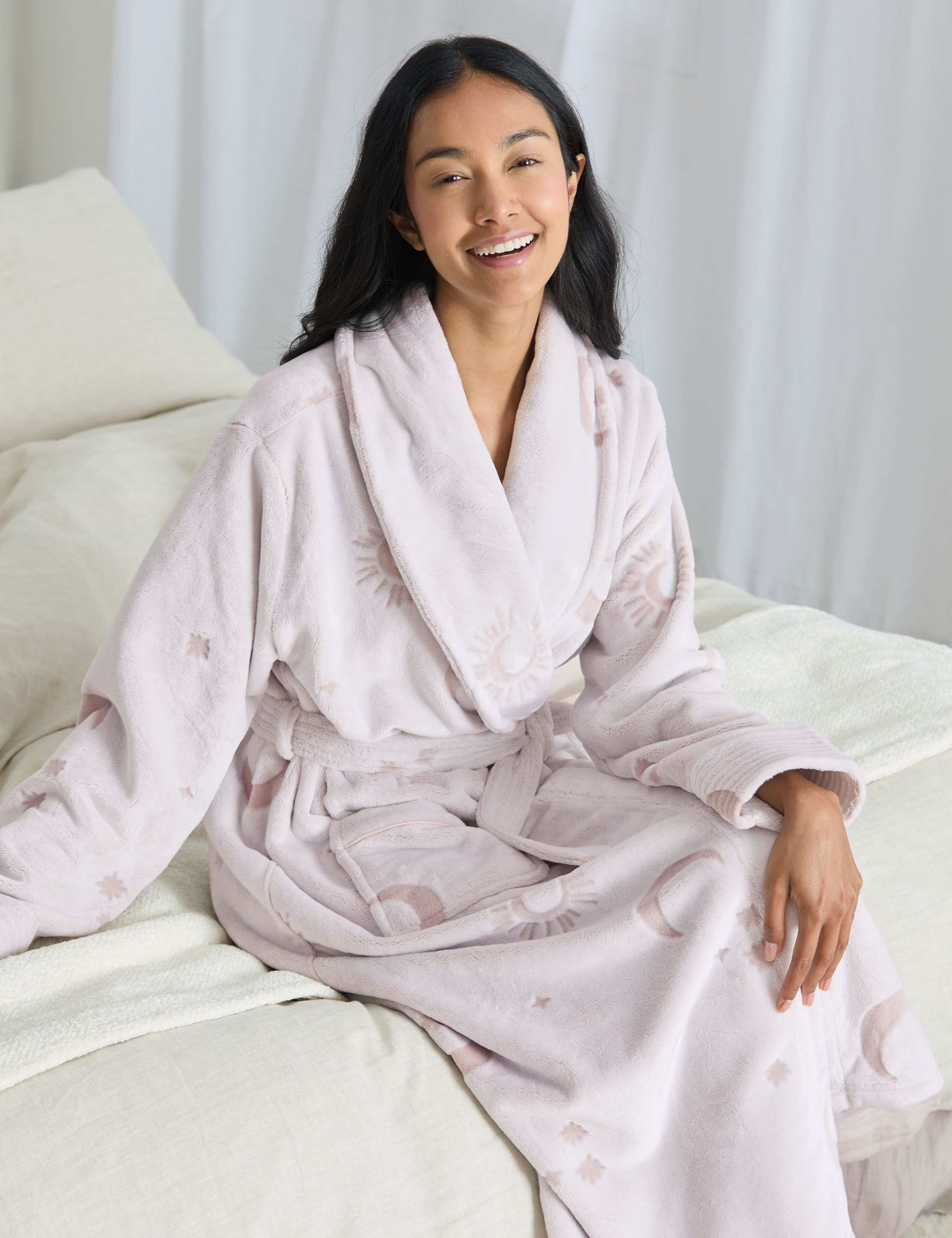 Fleece Cosmic Constellations Dressing Gown 5 of 6