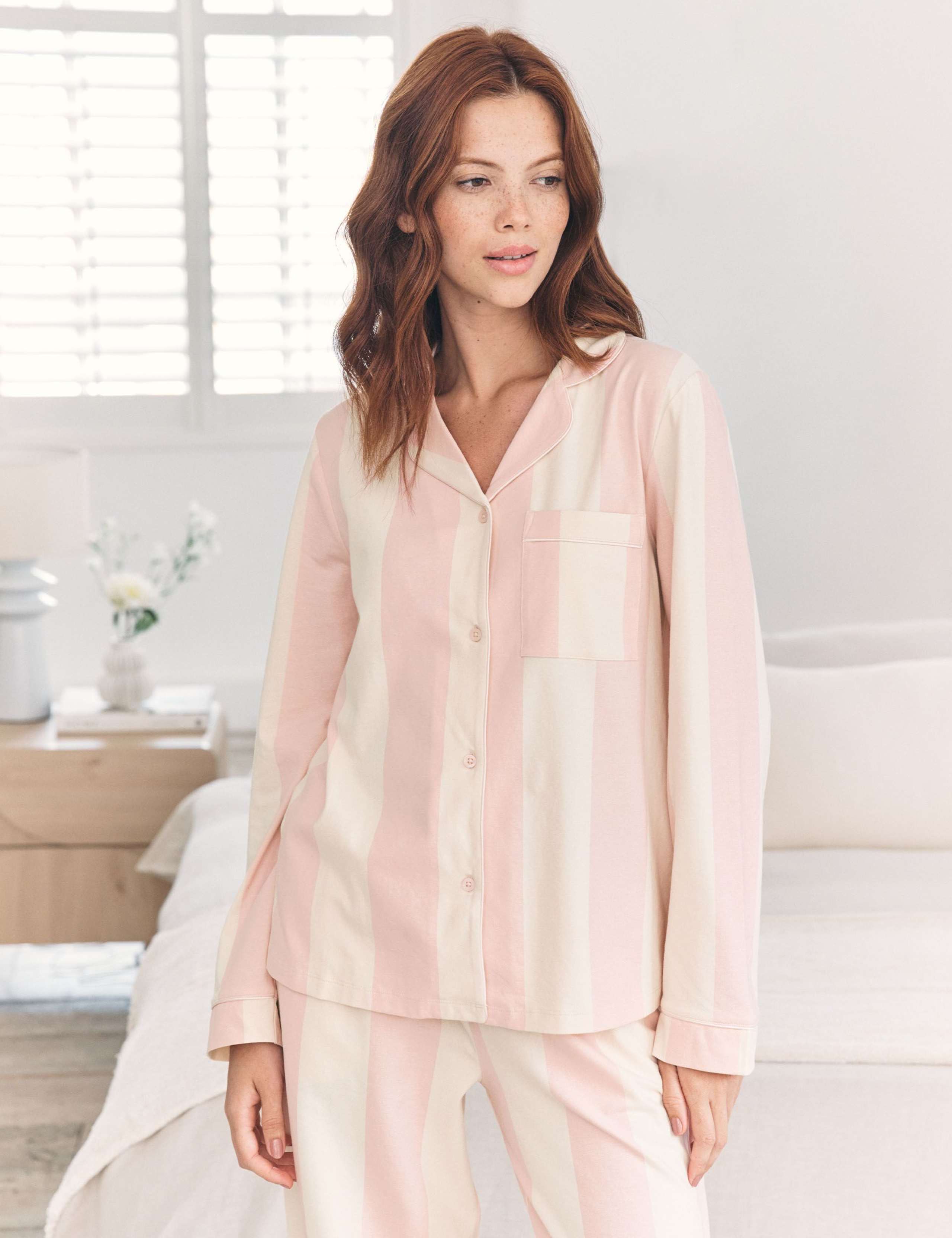 Cotton Rich Striped Pyjama Set 2 of 6
