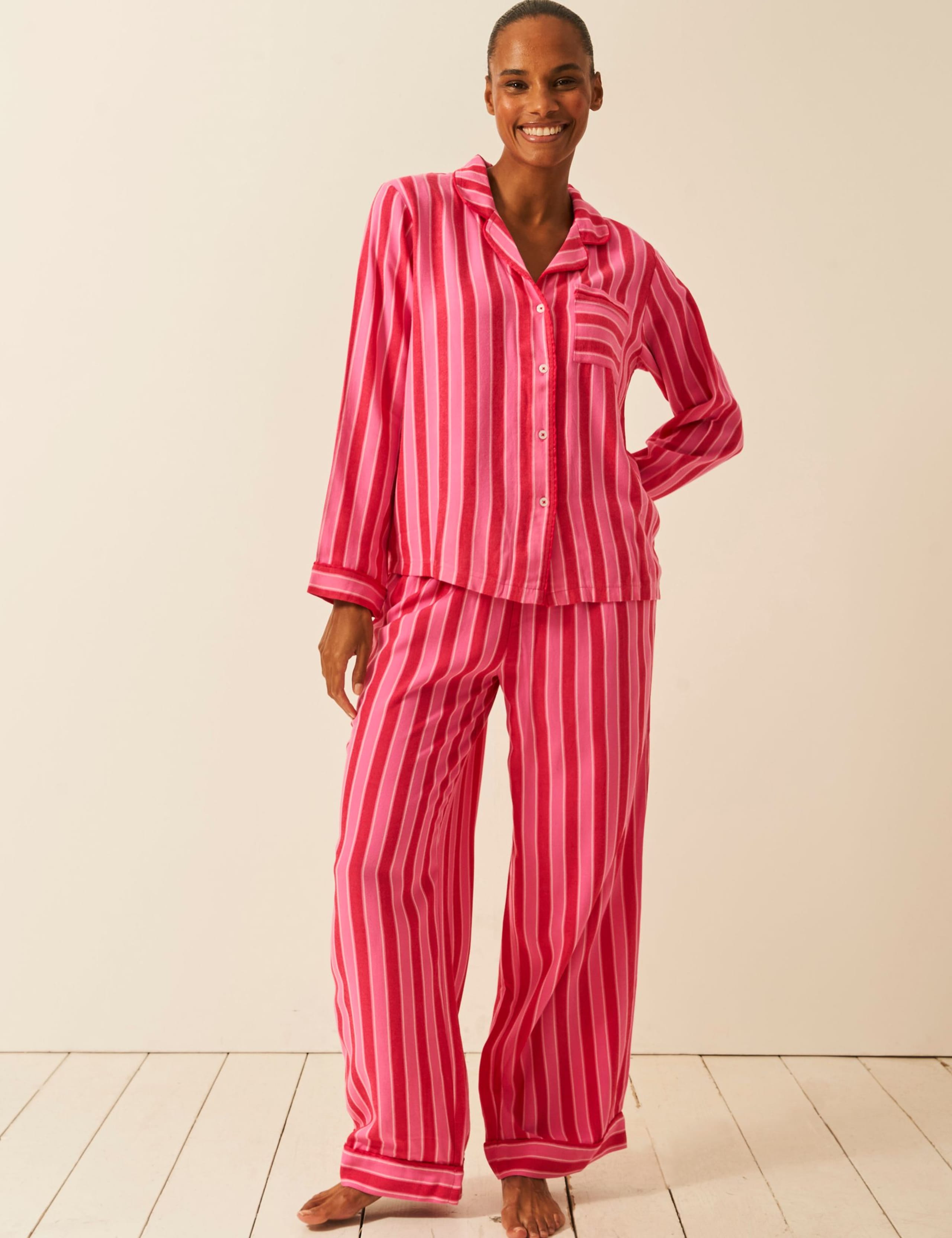 Striped Pyjama Bottoms 1 of 3