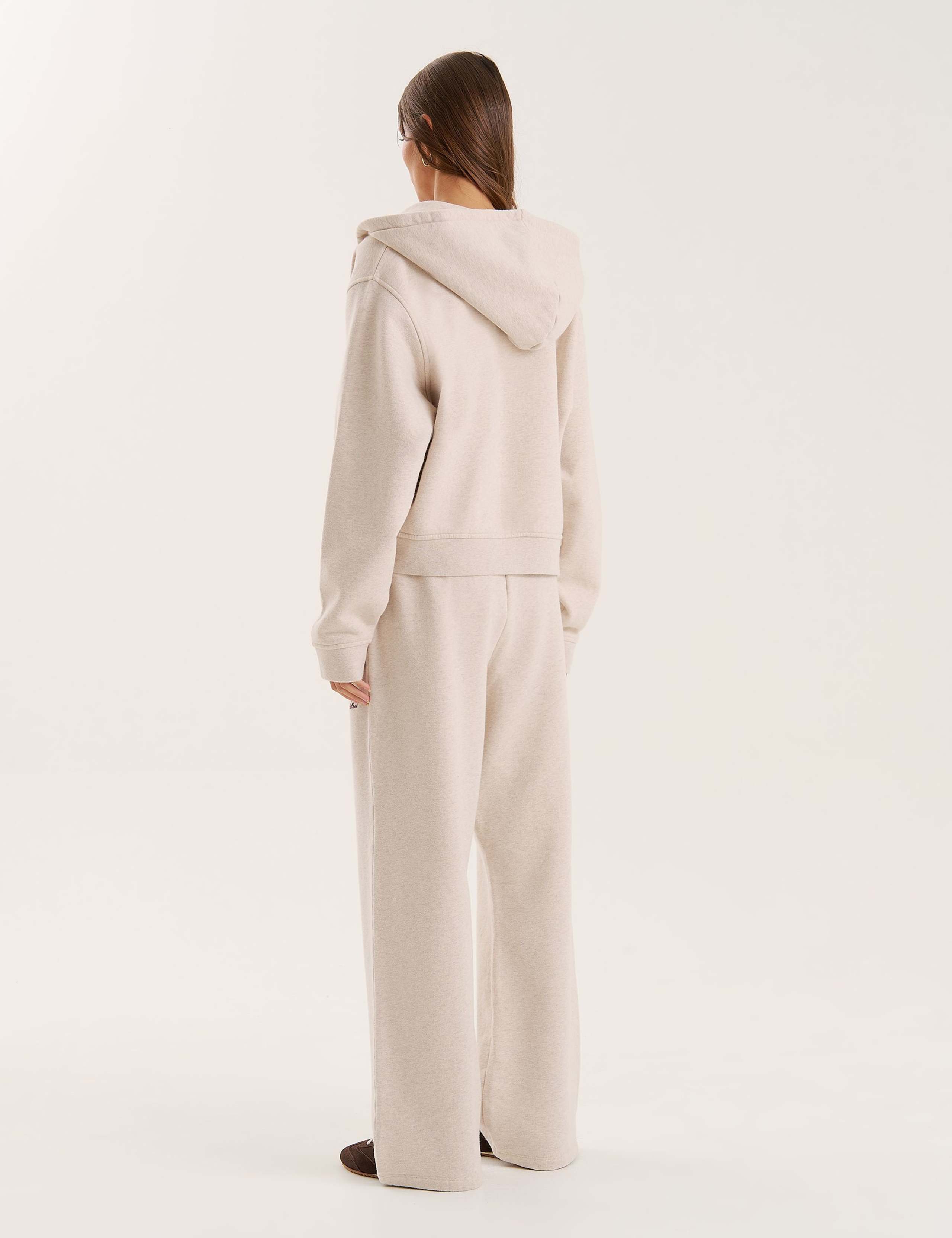 Pure Cotton Wide Leg Joggers 2 of 4