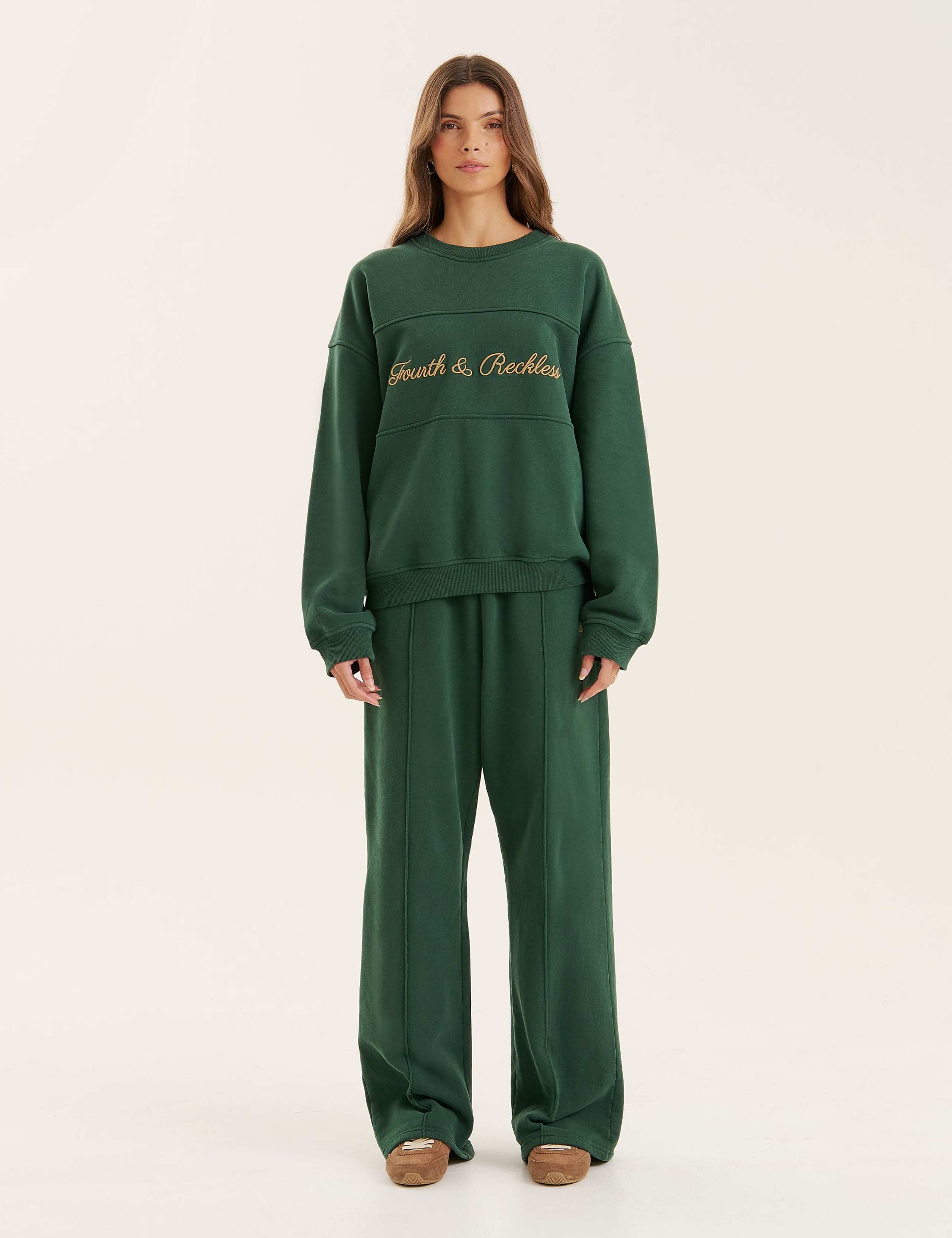 Pure Cotton Slogan Crew Neck Sweatshirt 2 of 4