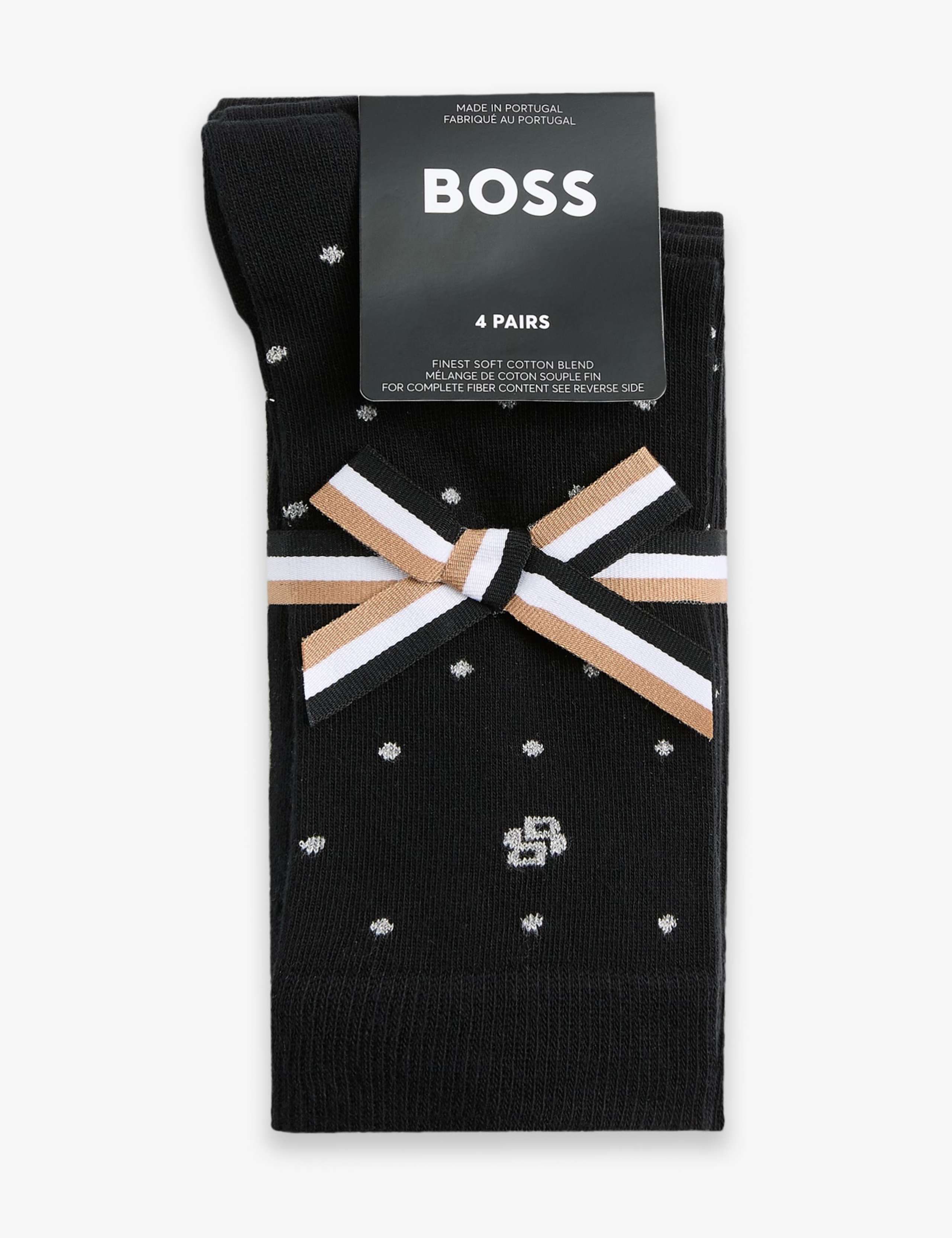 4pk Cotton Rich Logo Ankle High Socks 2 of 3