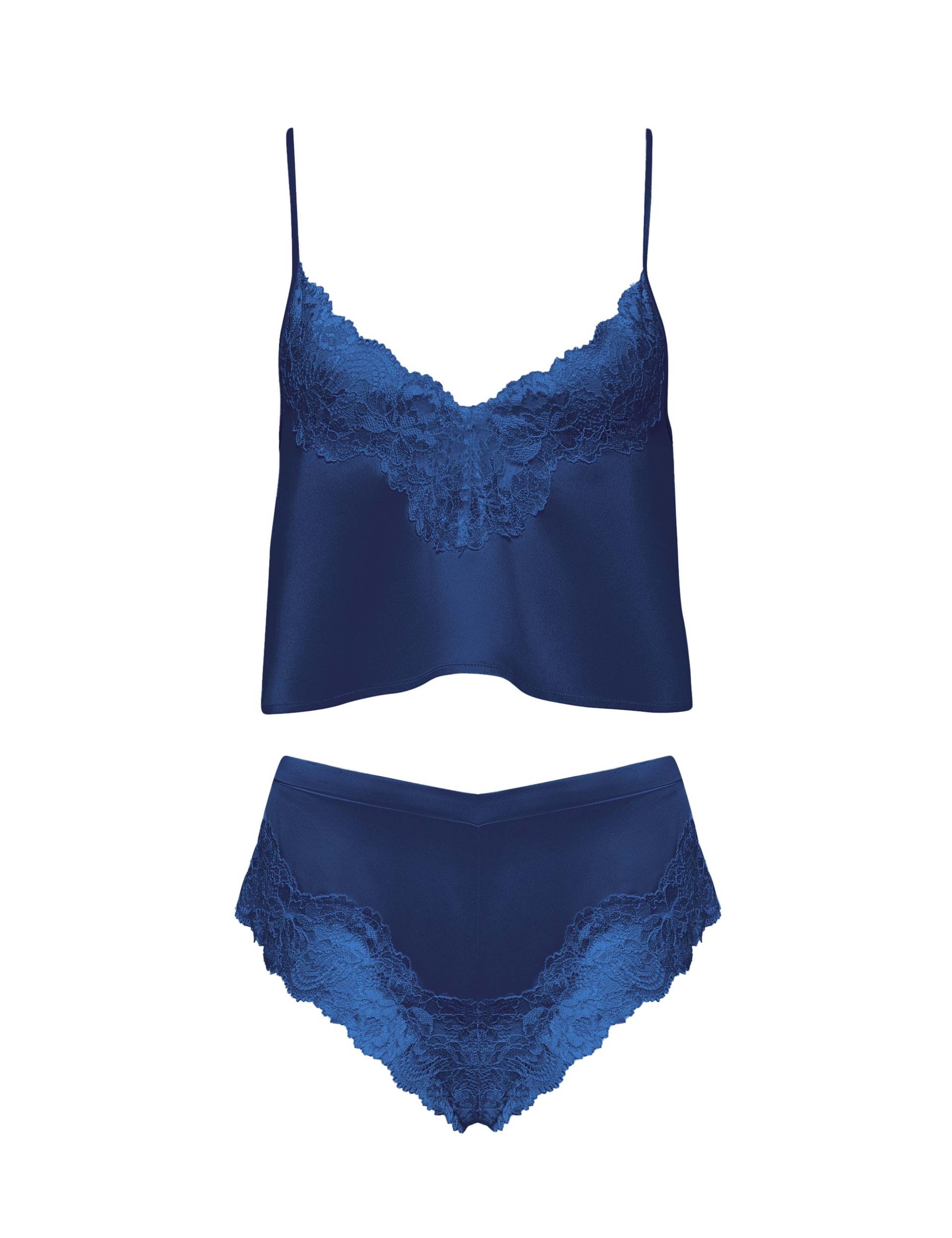 Isabella Satin Lounge Camisole Short Set 2 of 6