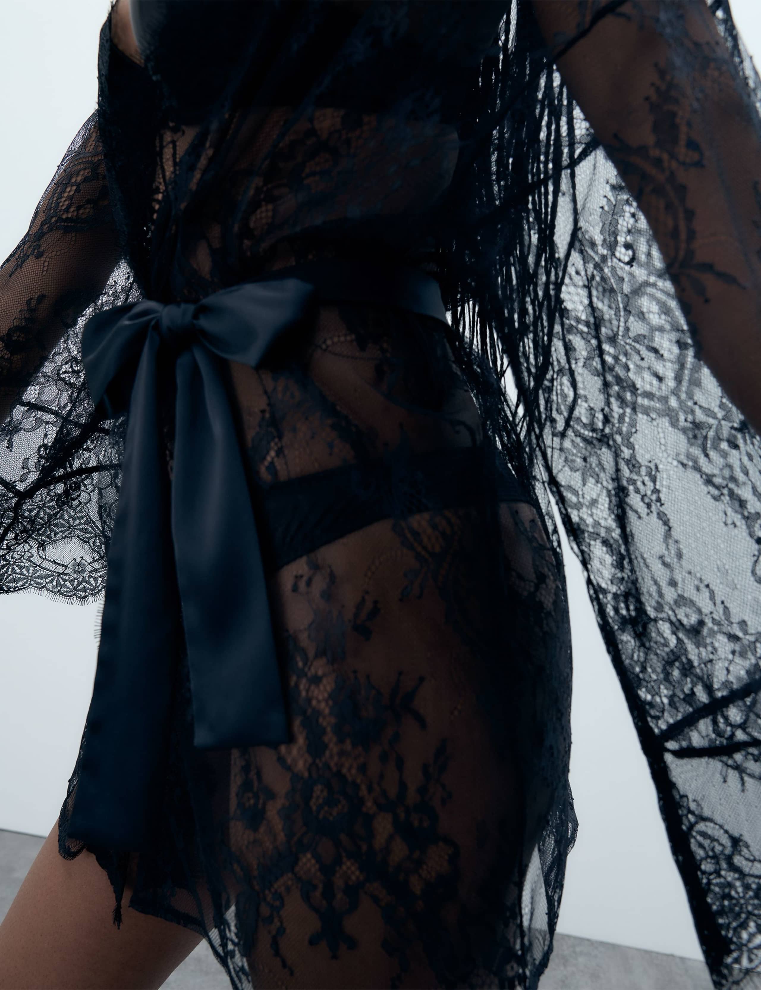 Madeline Lace Kimono Wrap 3 of 5