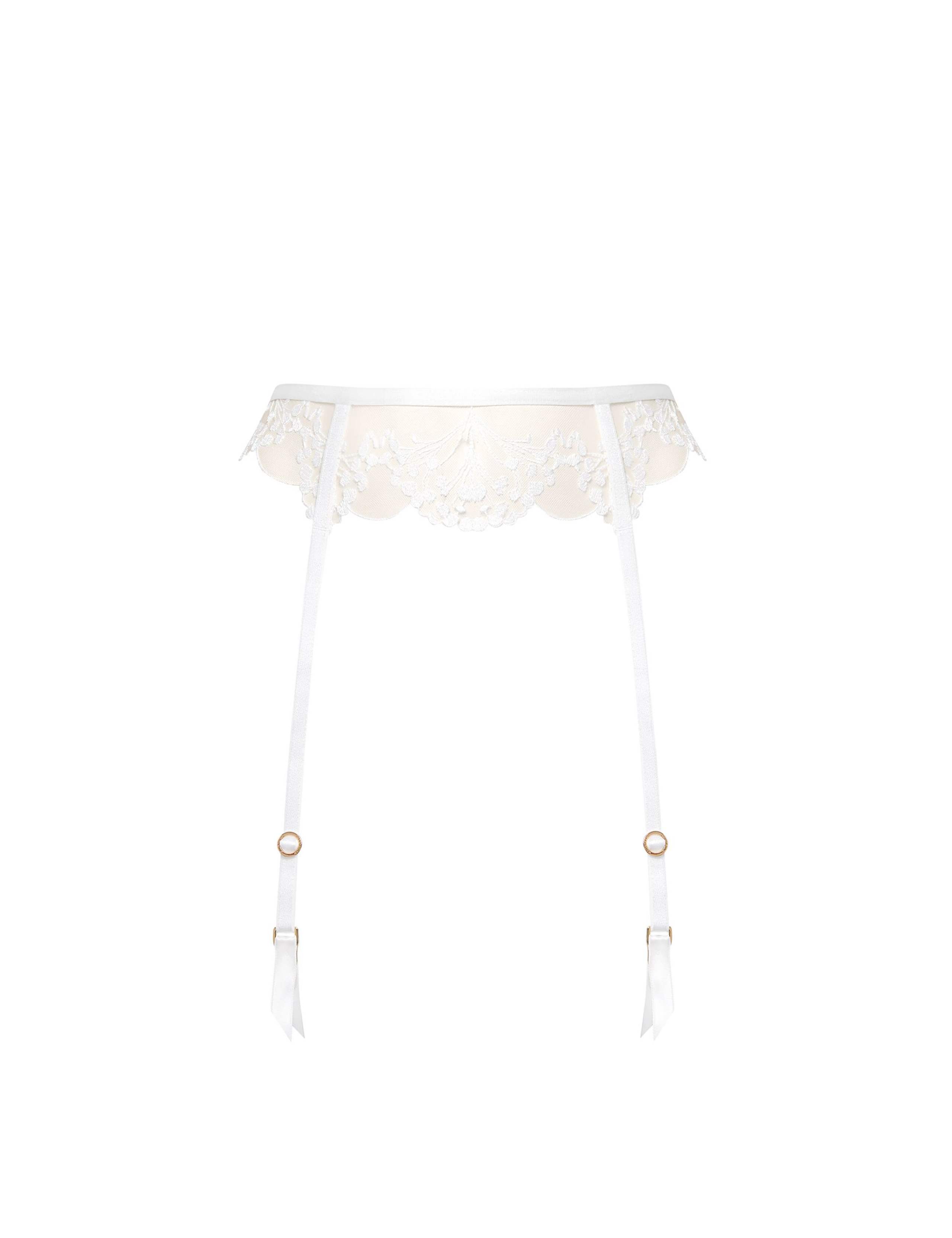 Marisa Embroidered Sheer Suspender 2 of 3