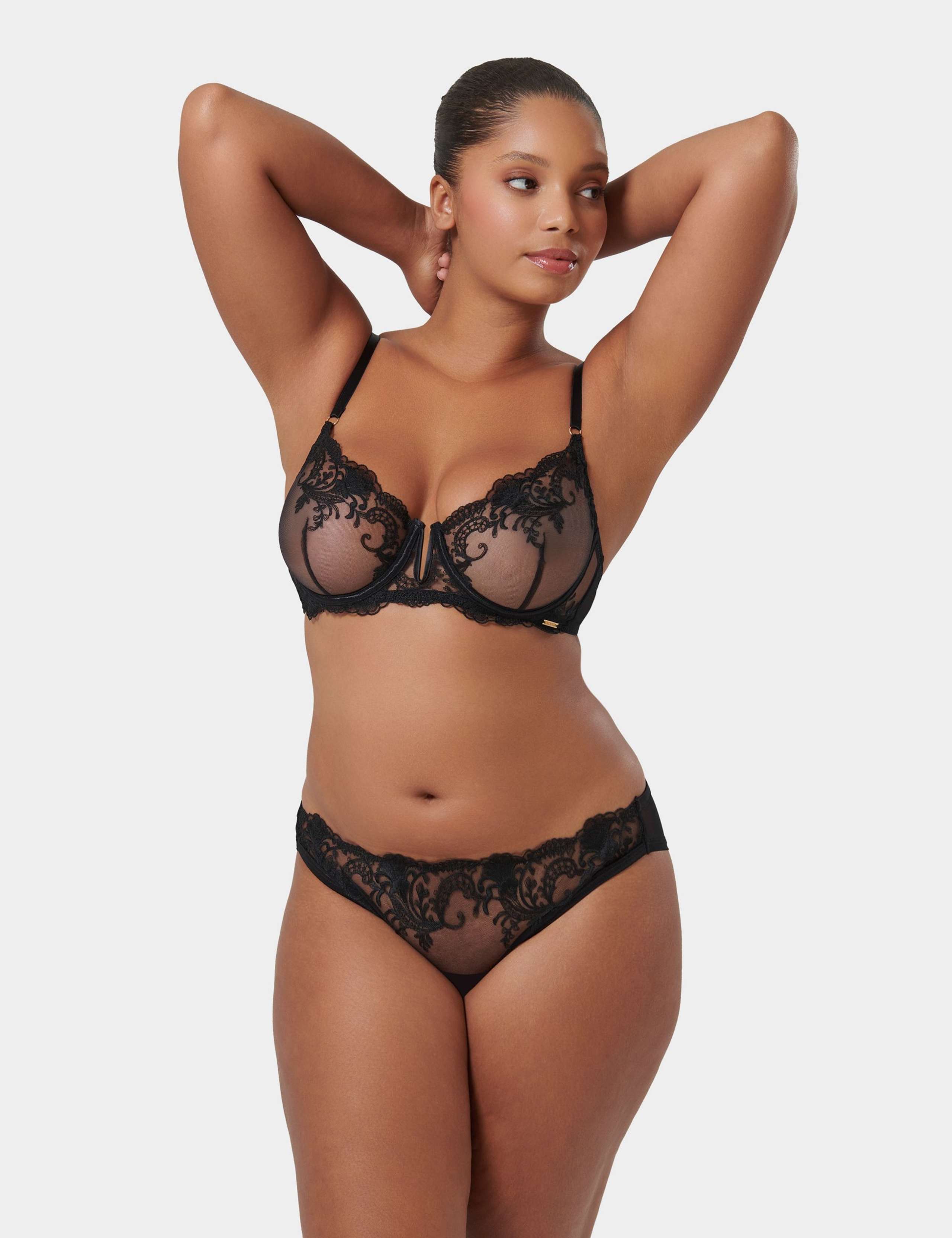 Marseille Embroidered Mesh Briefs 3 of 4