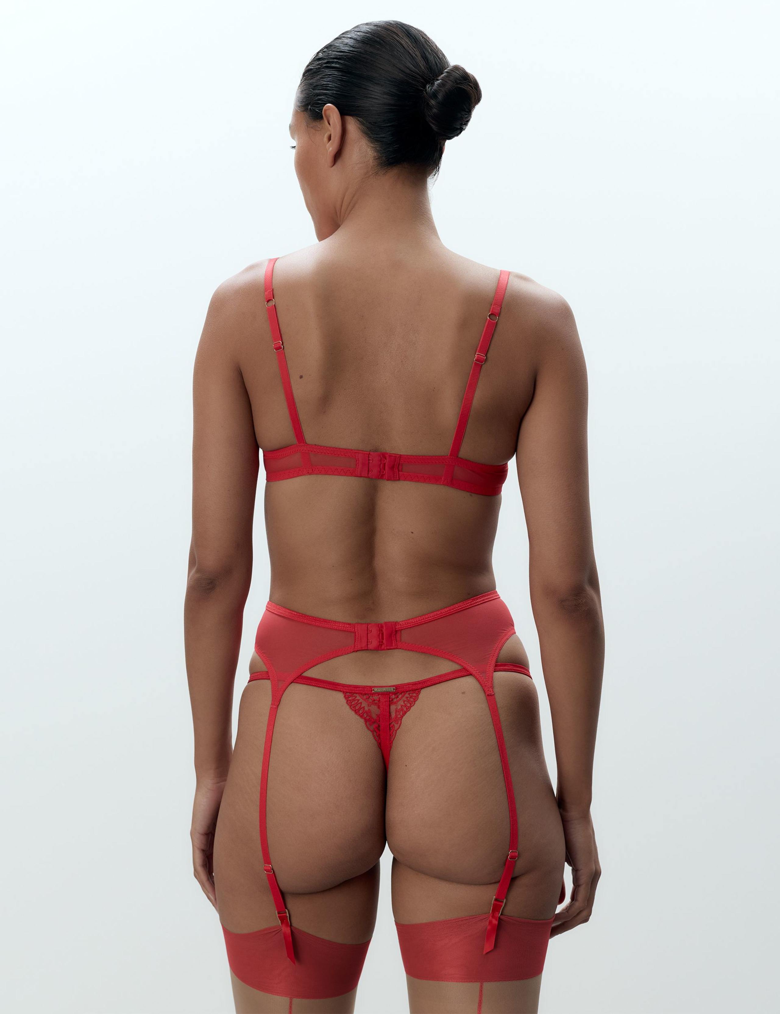 Marseille Embroidered Mesh Suspender 3 of 3