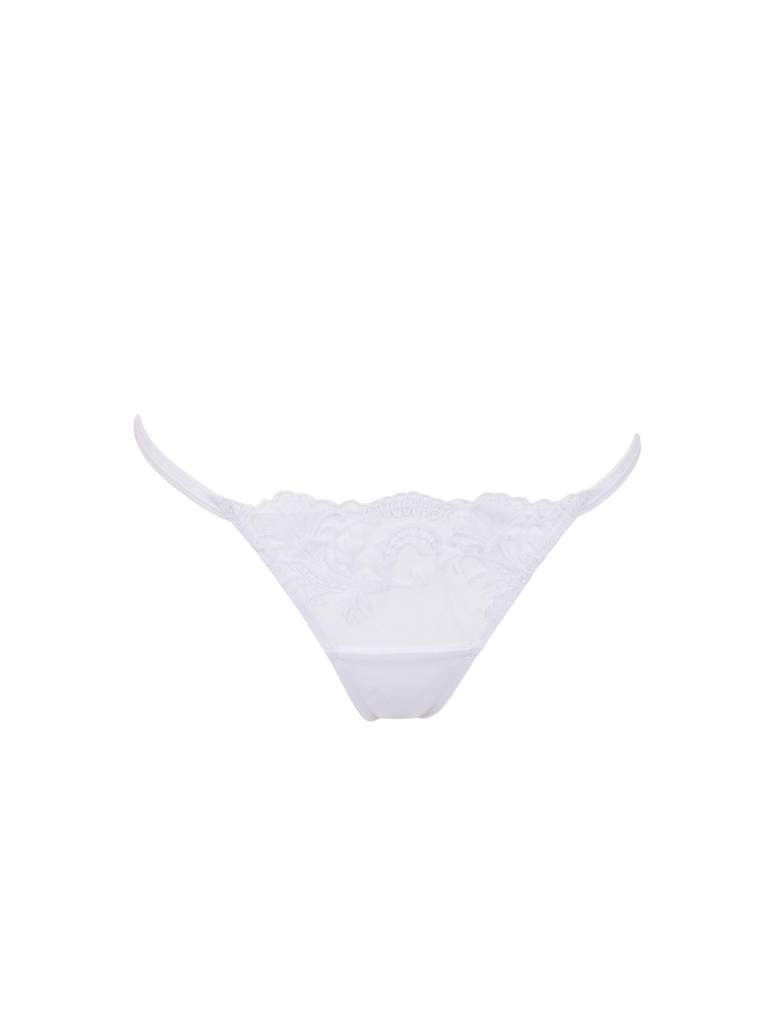 Marseille Embroidered Mesh Thong 2 of 4