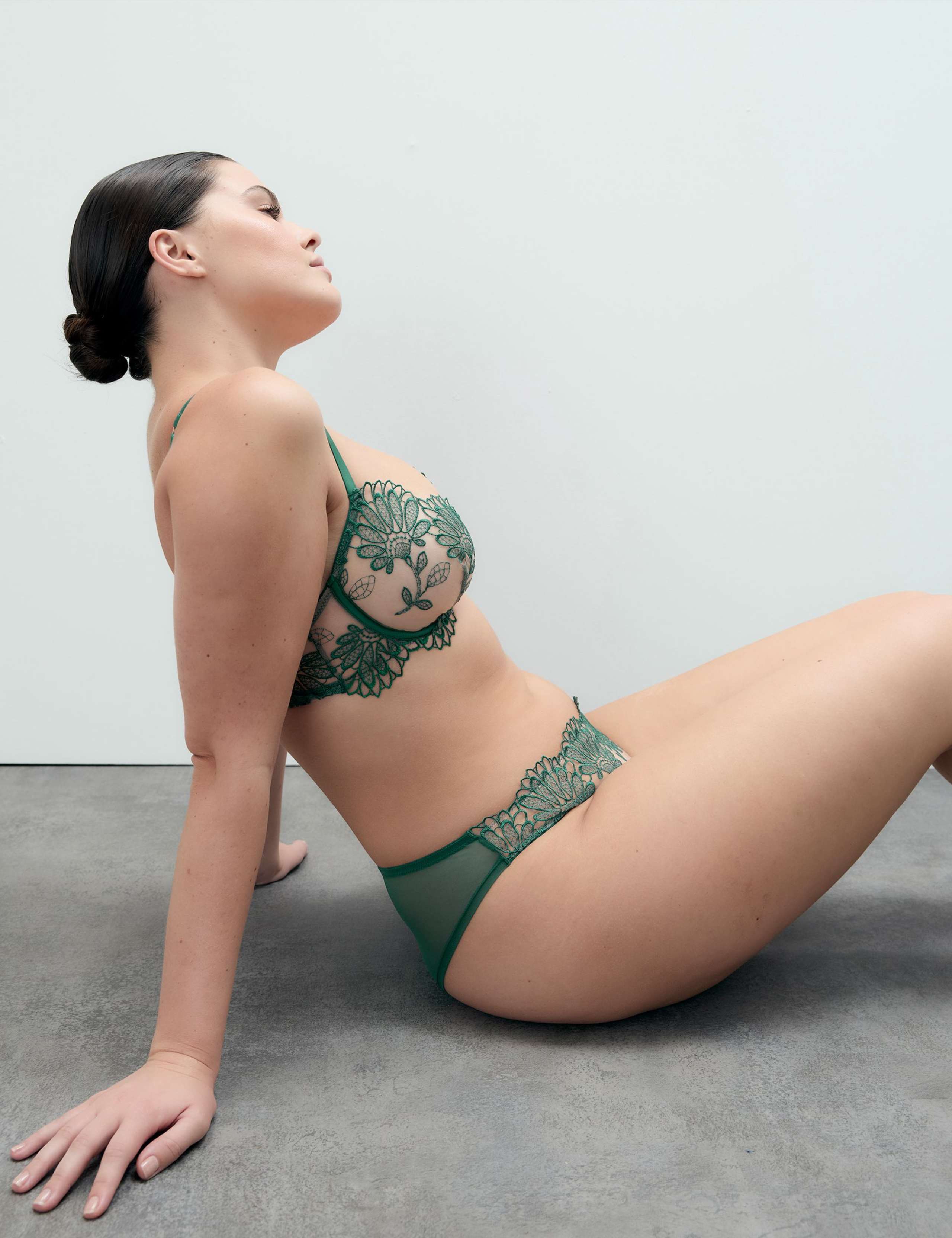 Amaris Embroidered Mesh Briefs 5 of 5