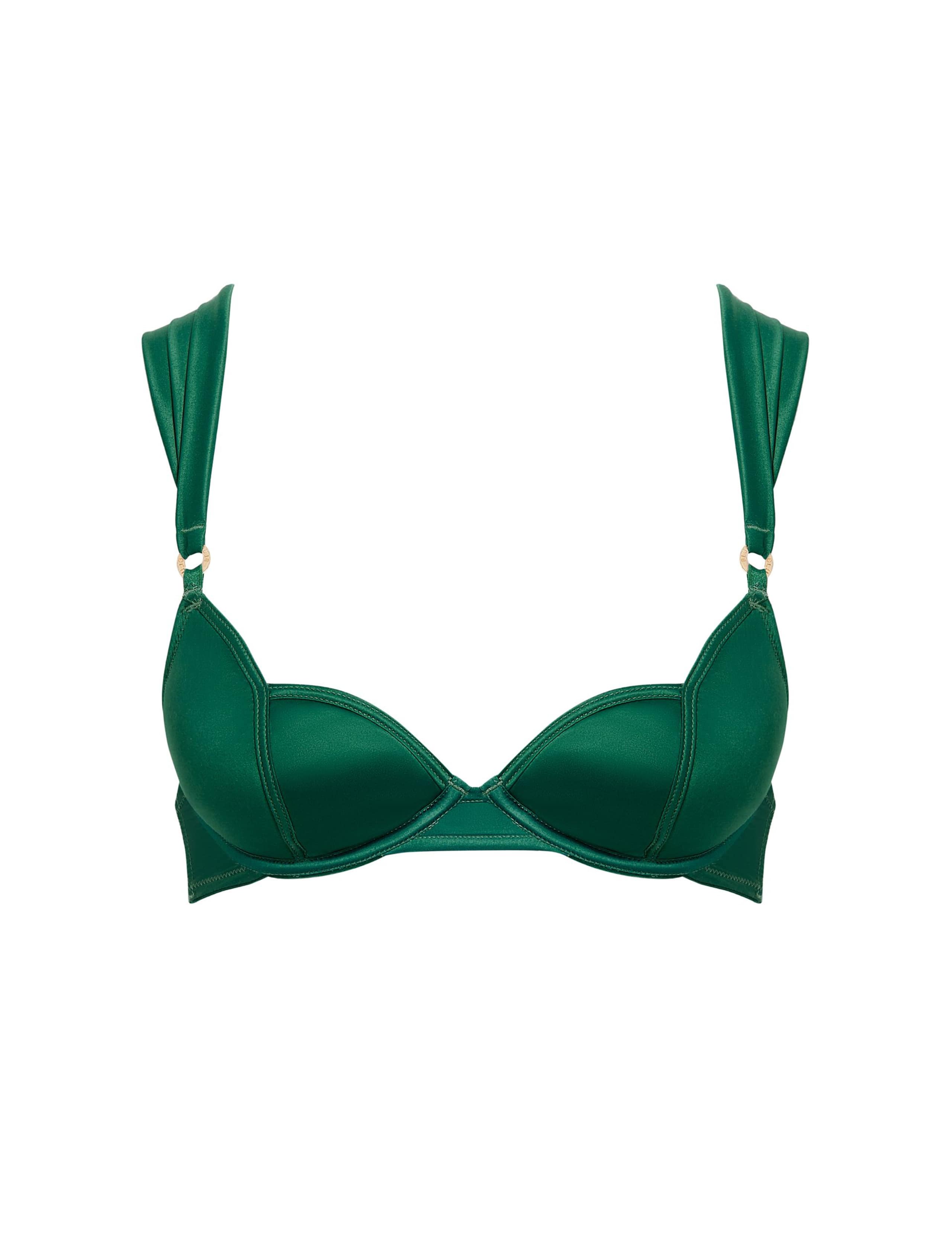 Octavia Satin Wired Push-Up Bra (B-DD) 2 of 5