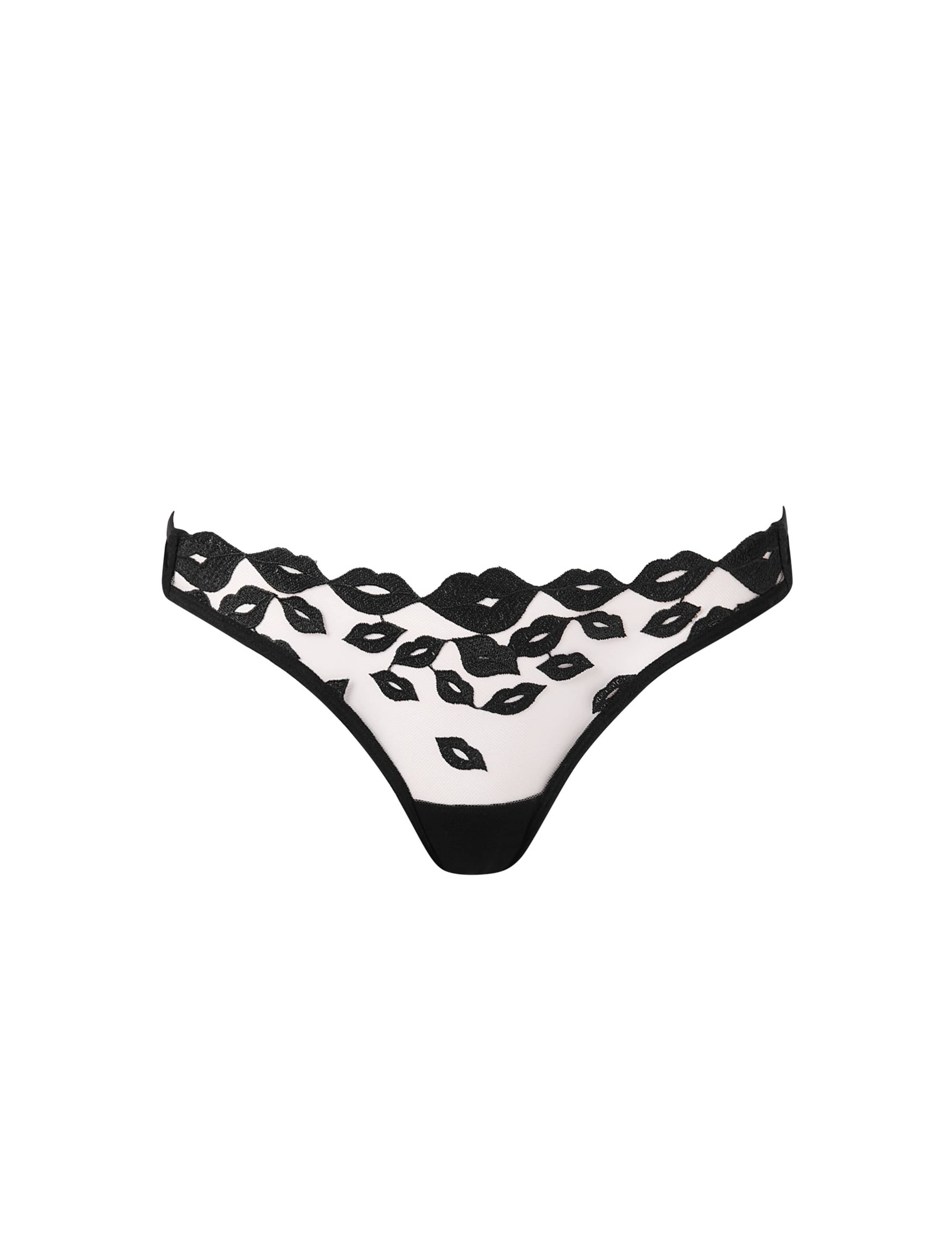 Marian Embroidered Sheer Brazilian Knickers 2 of 5