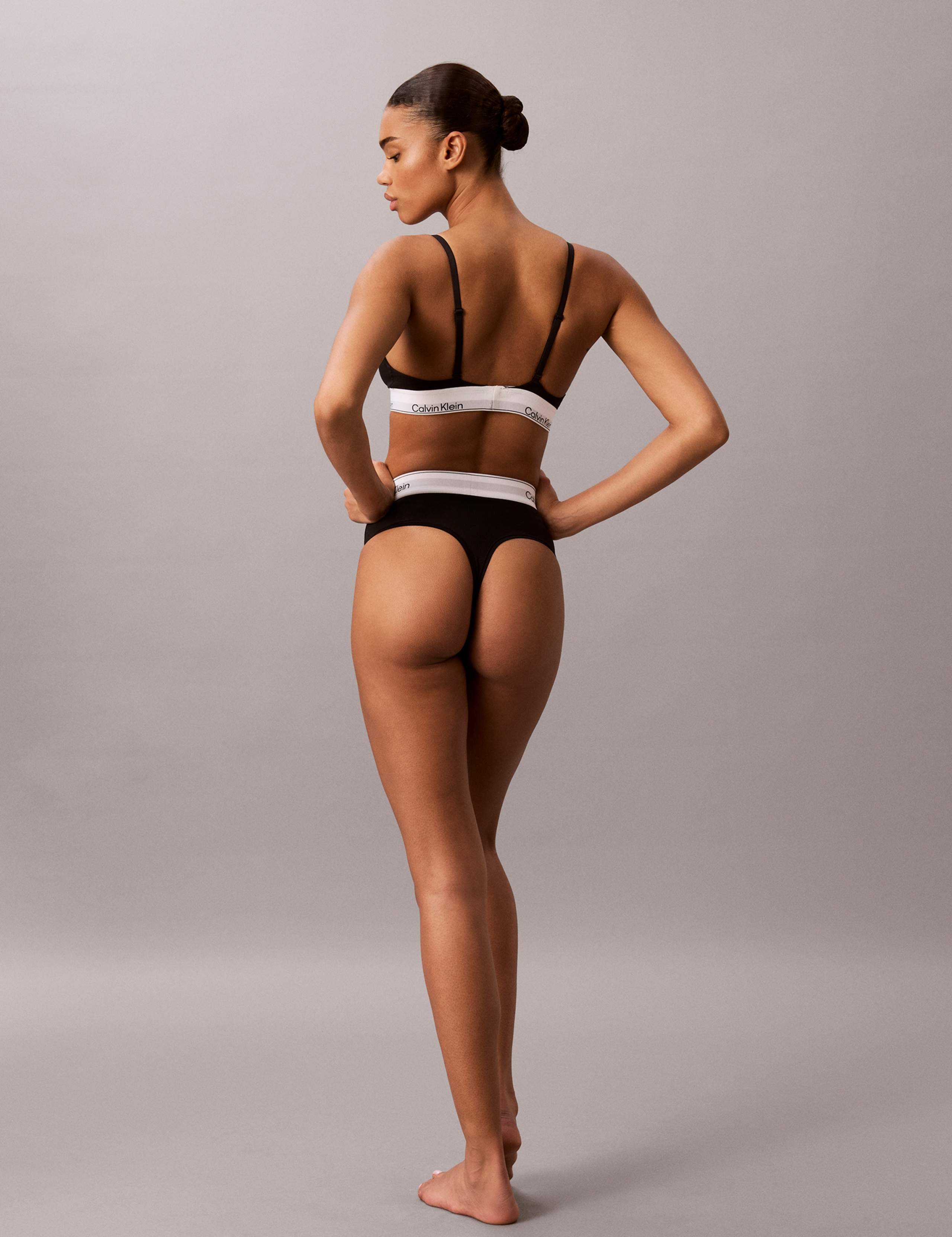 Icon Shapewear Cotton Blend High Rise Thong 5 of 6