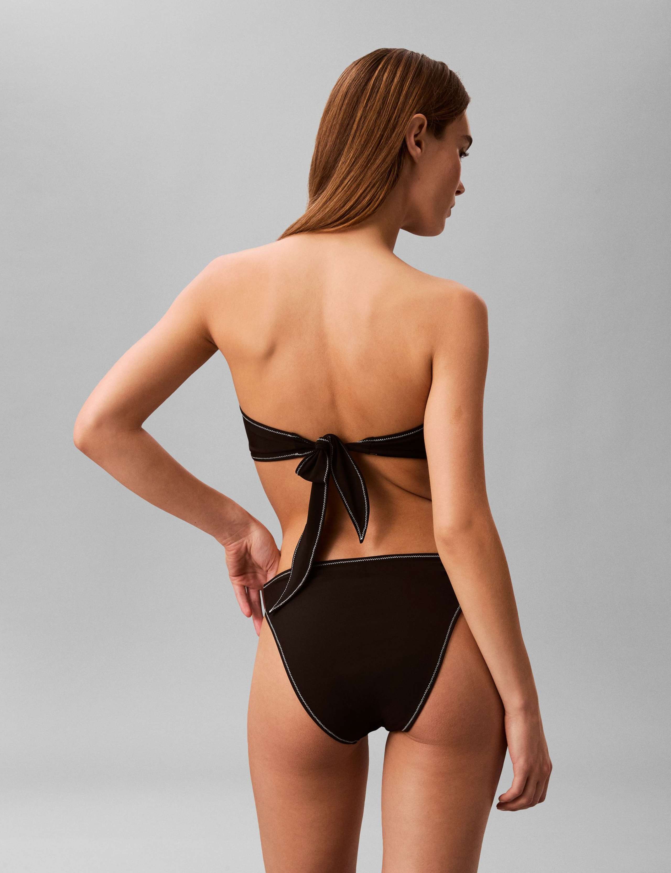 Graphic Monogram High Waisted Bikini Bottoms 5 of 6