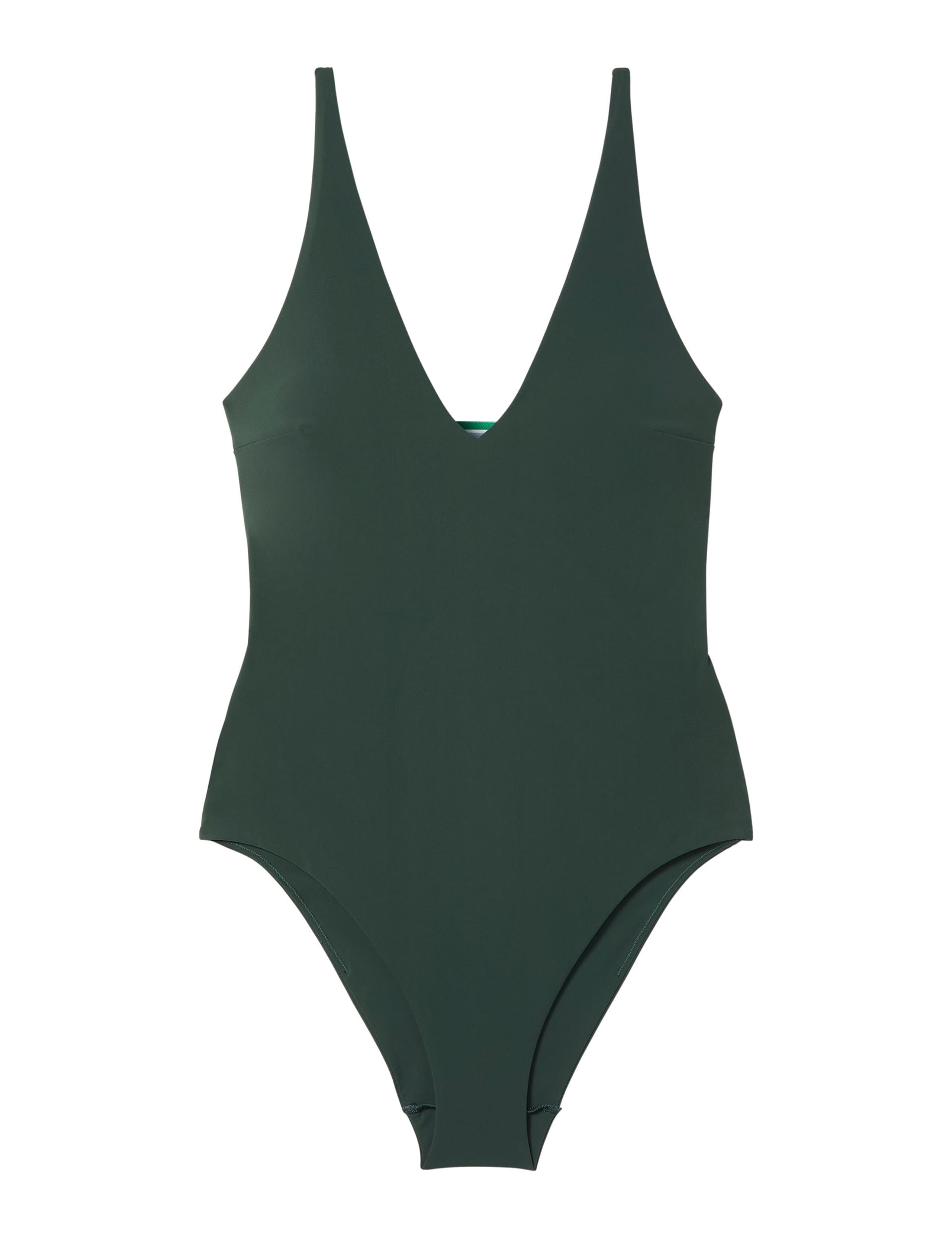 Icon Stripe Cut Out V-Neck Swimsuit 2 of 6